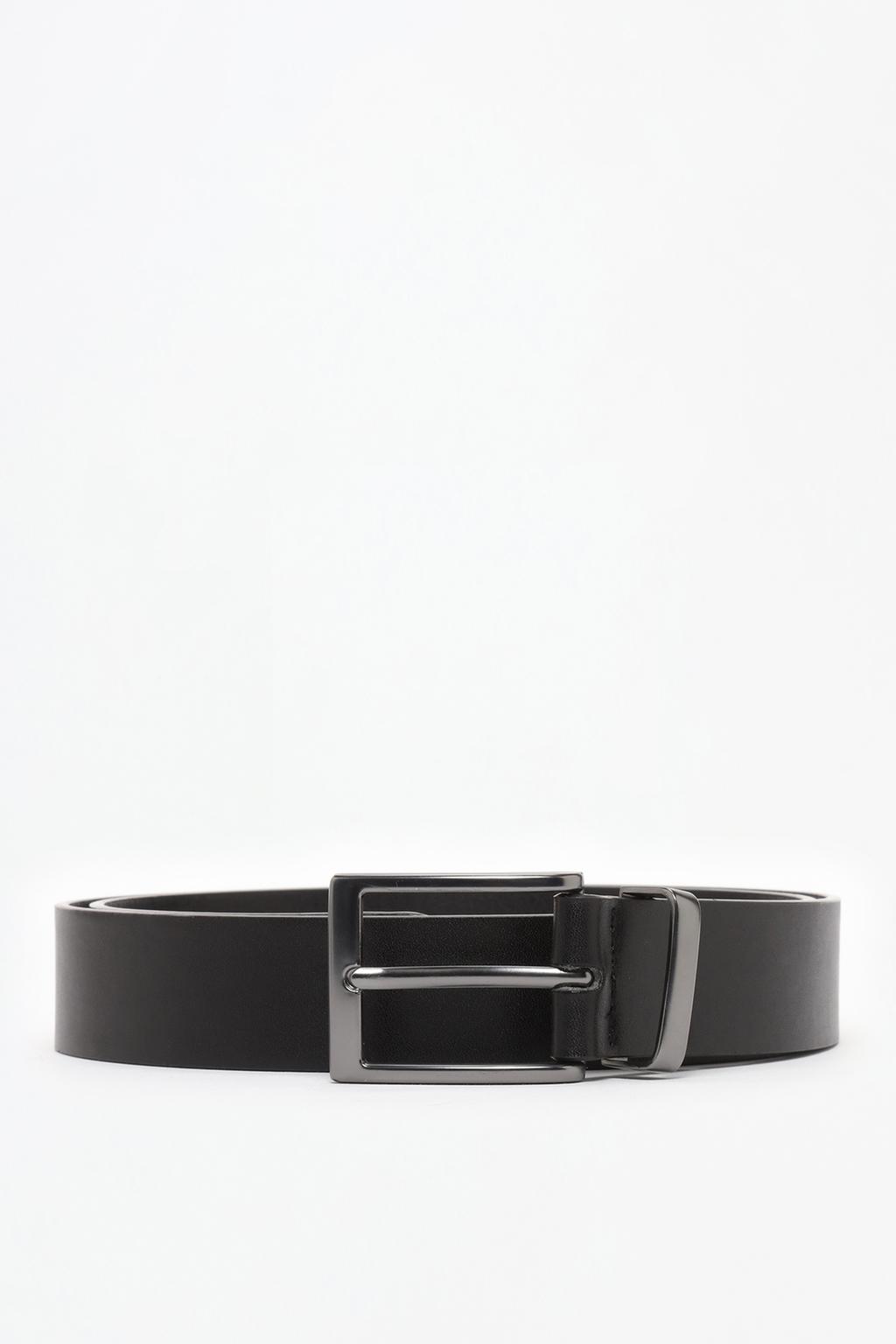 Faux leather belt