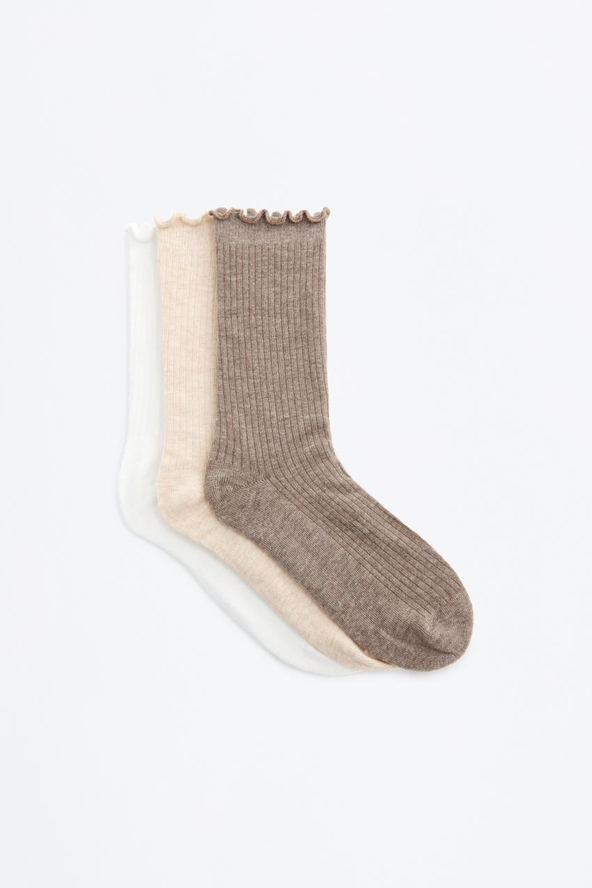 Pack calcetines largos de canalé Botas y Botines ZAPATOS