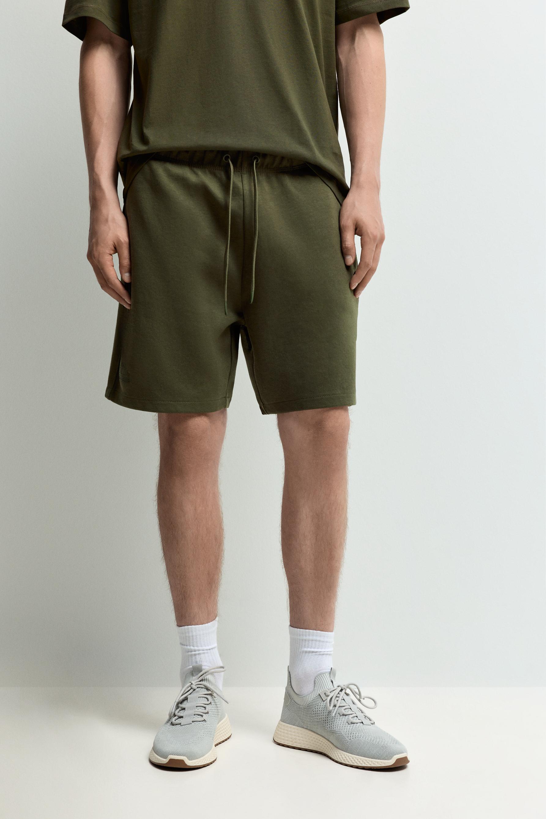 Kappa x Lefties tracksuit Bermuda shorts — DARK KHAKI