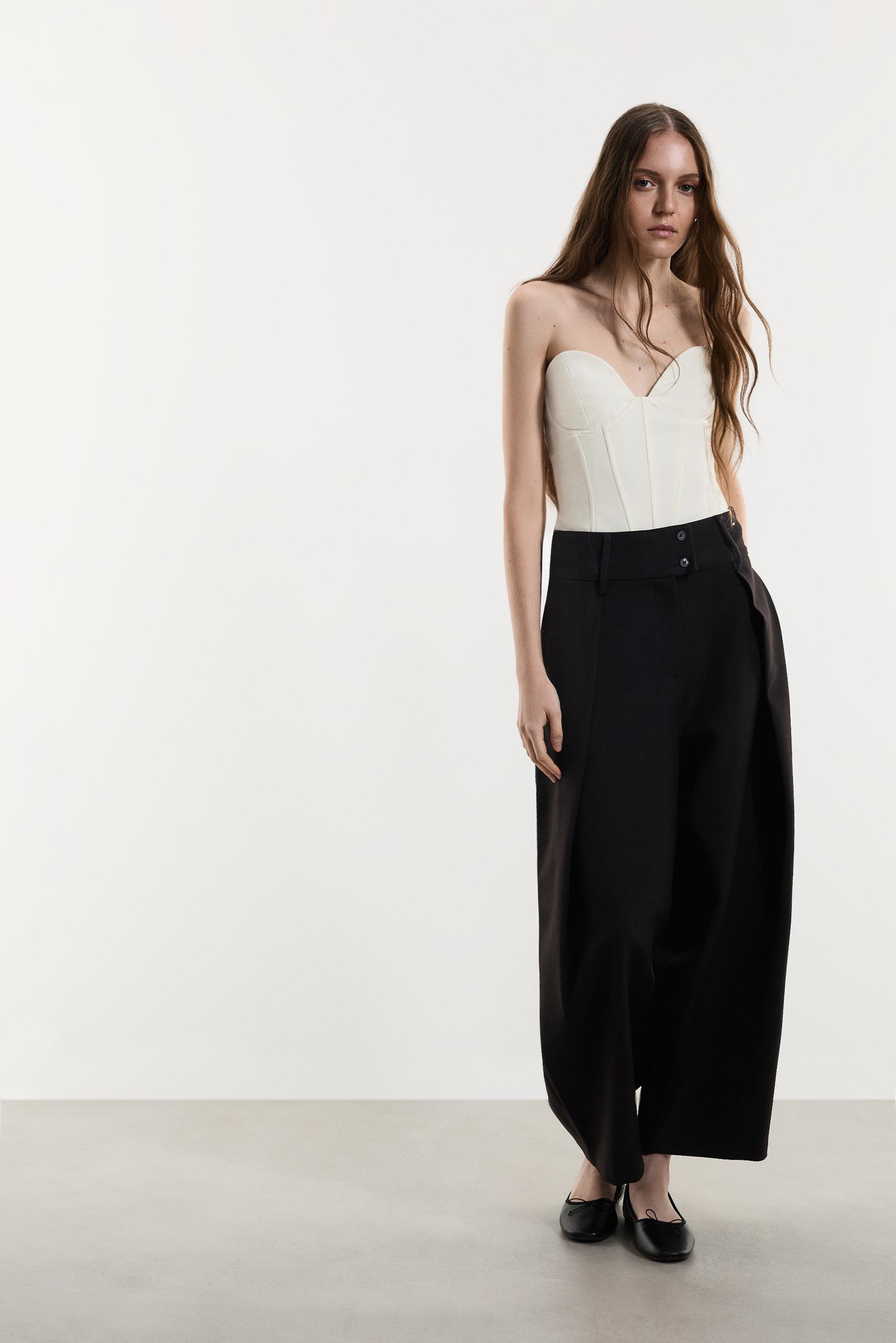 Bustier top — WHITE