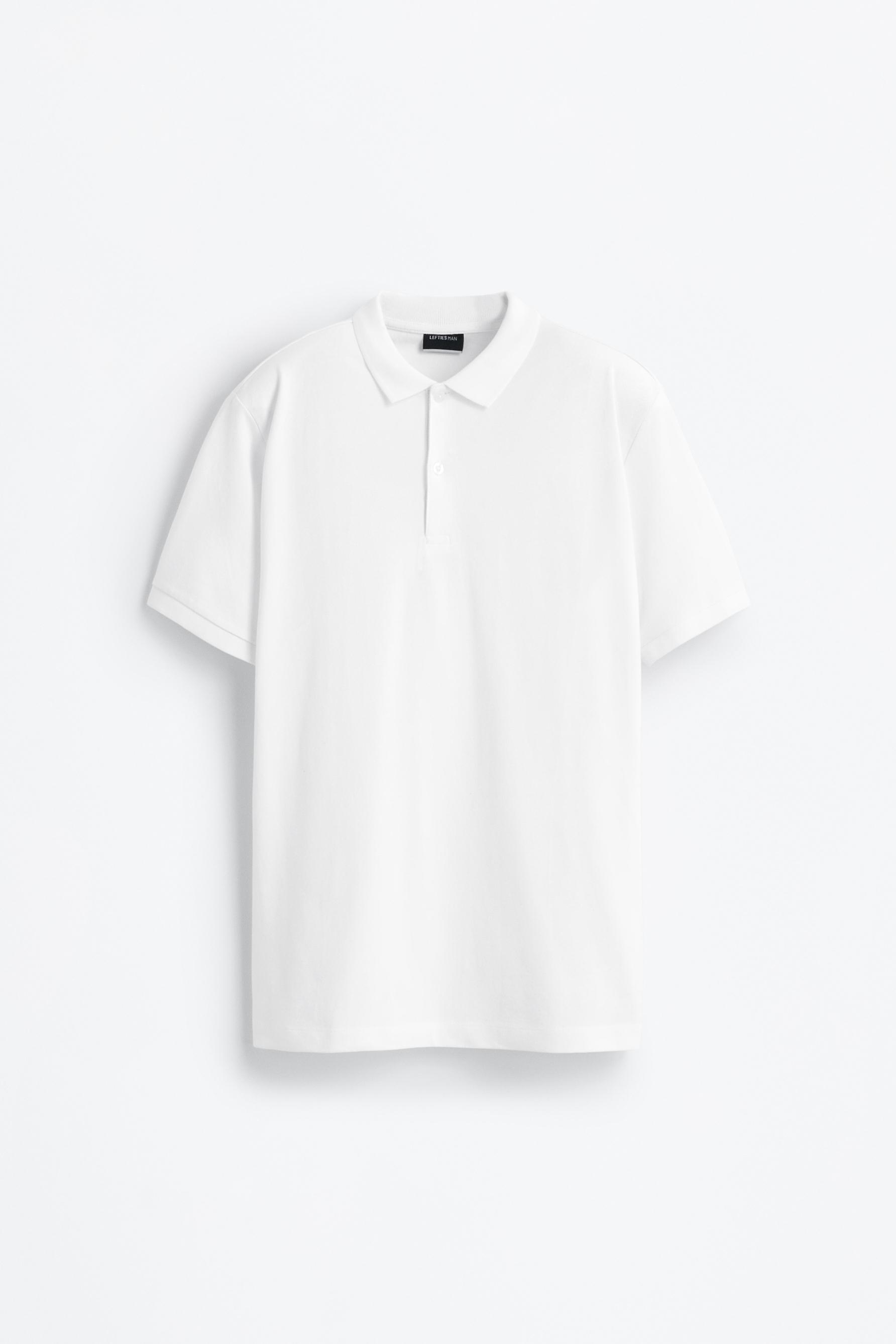 Basic polo shirt — WHITE