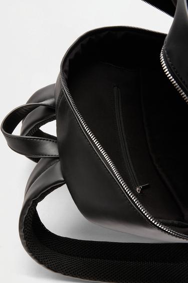 Dressy logo backpack — BLACK 4
