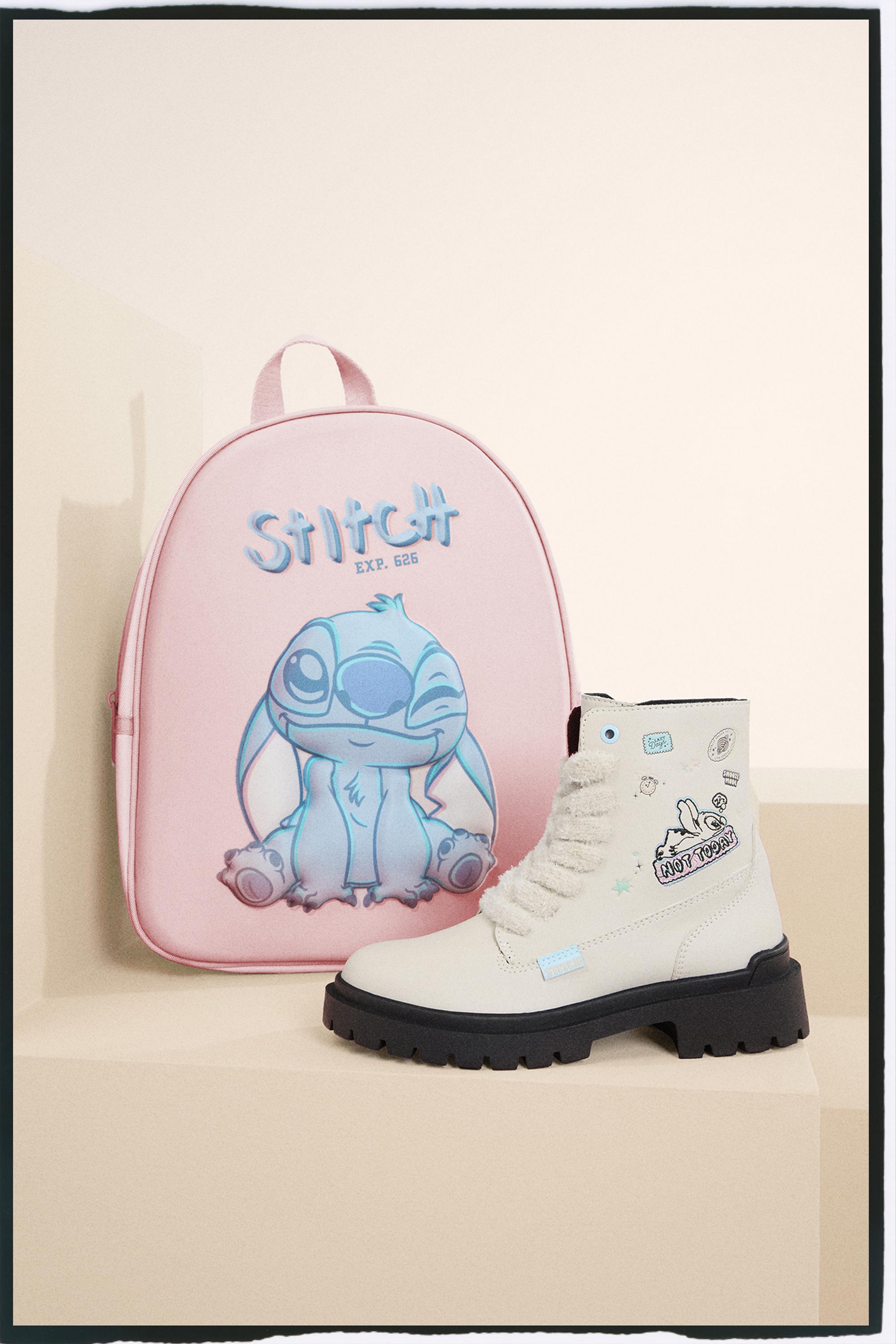 Lilo & Stitch ©Disney embossed school backpack — PINK