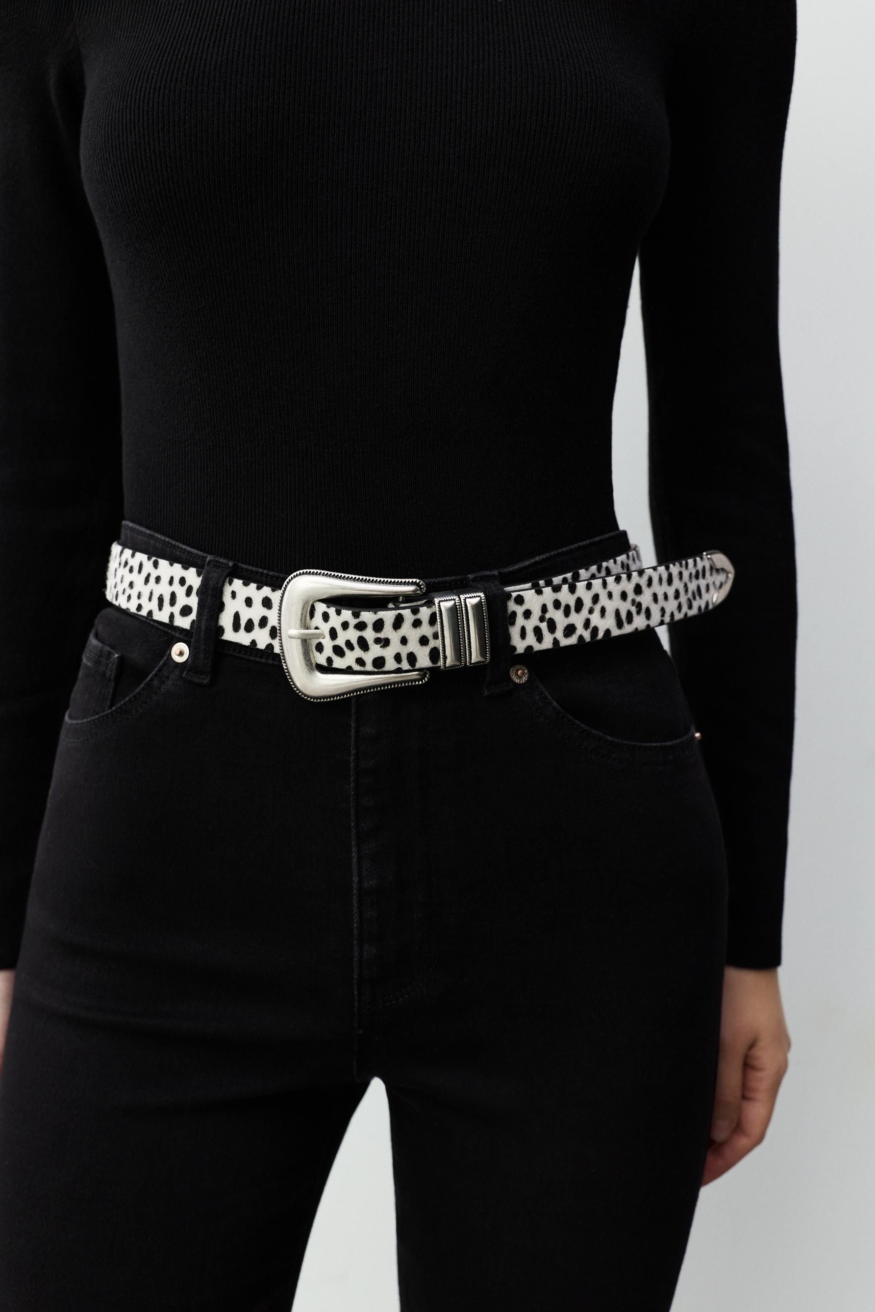 Cinturón animal print