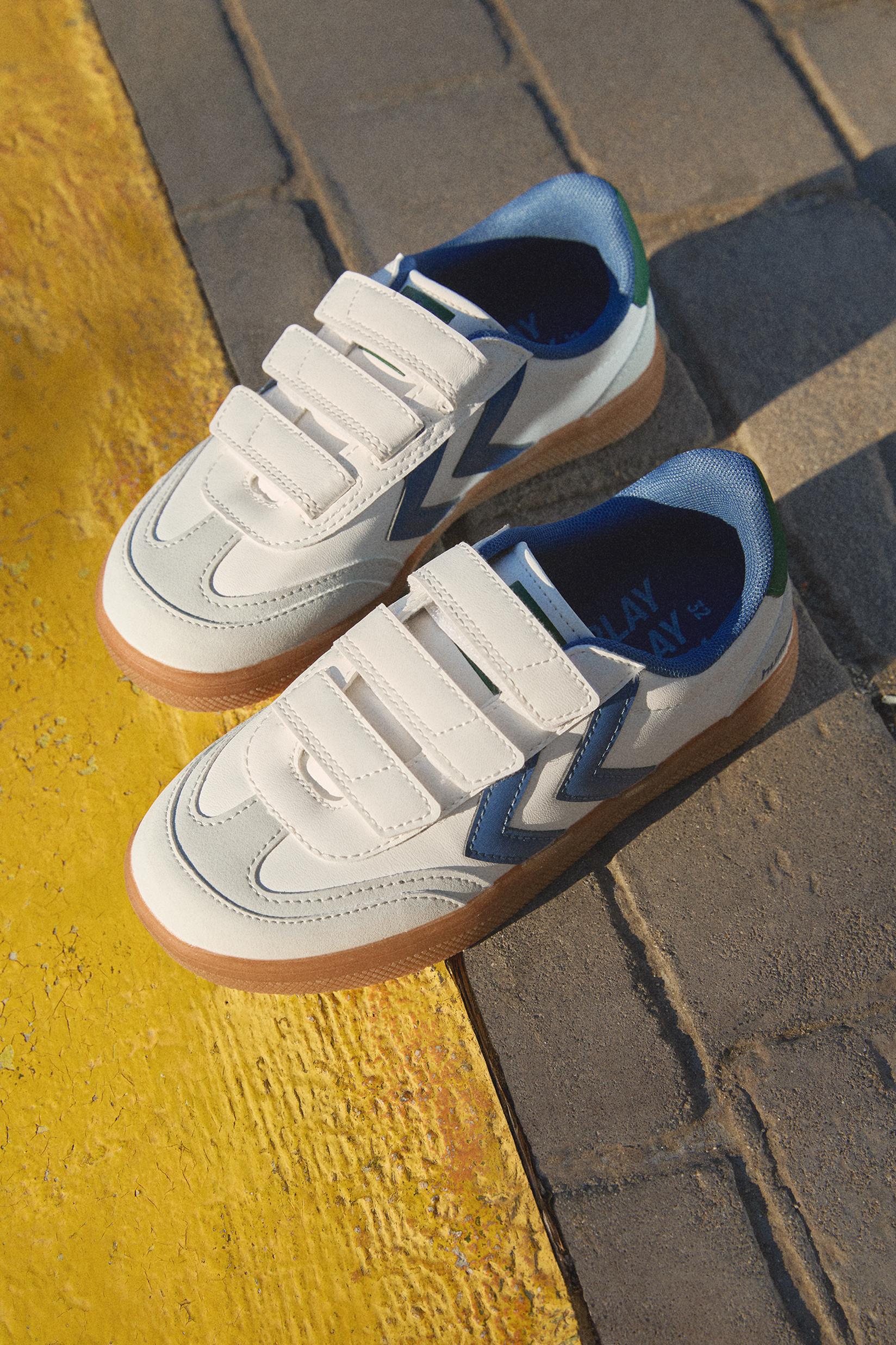 Lefties Beyaz Lefties Hummel karamel tabanlı spor ayakkabı