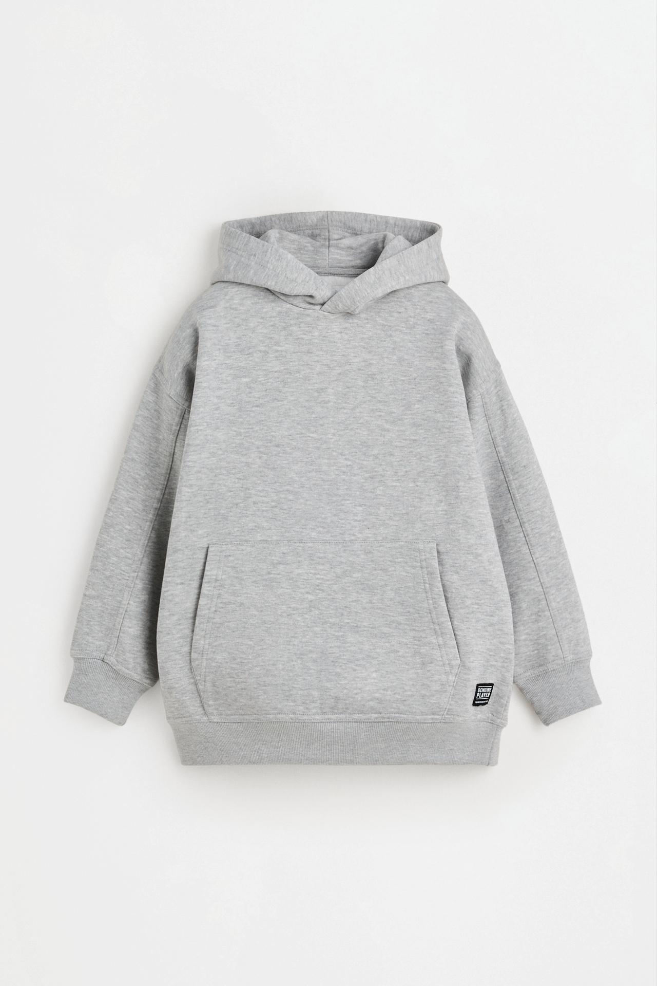 Hoodie — GREY MARL