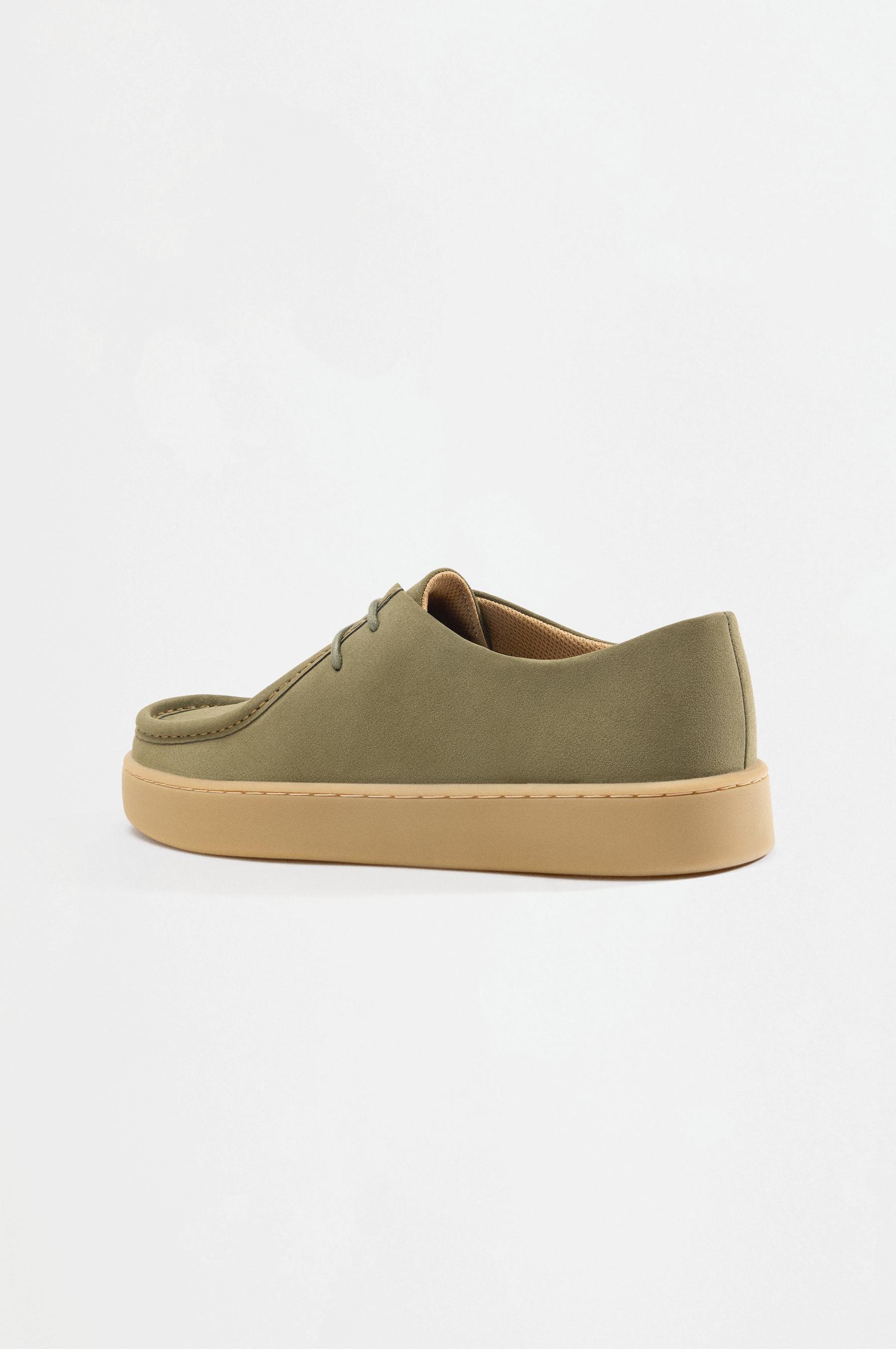 Moc-toe shoes — KHAKI
