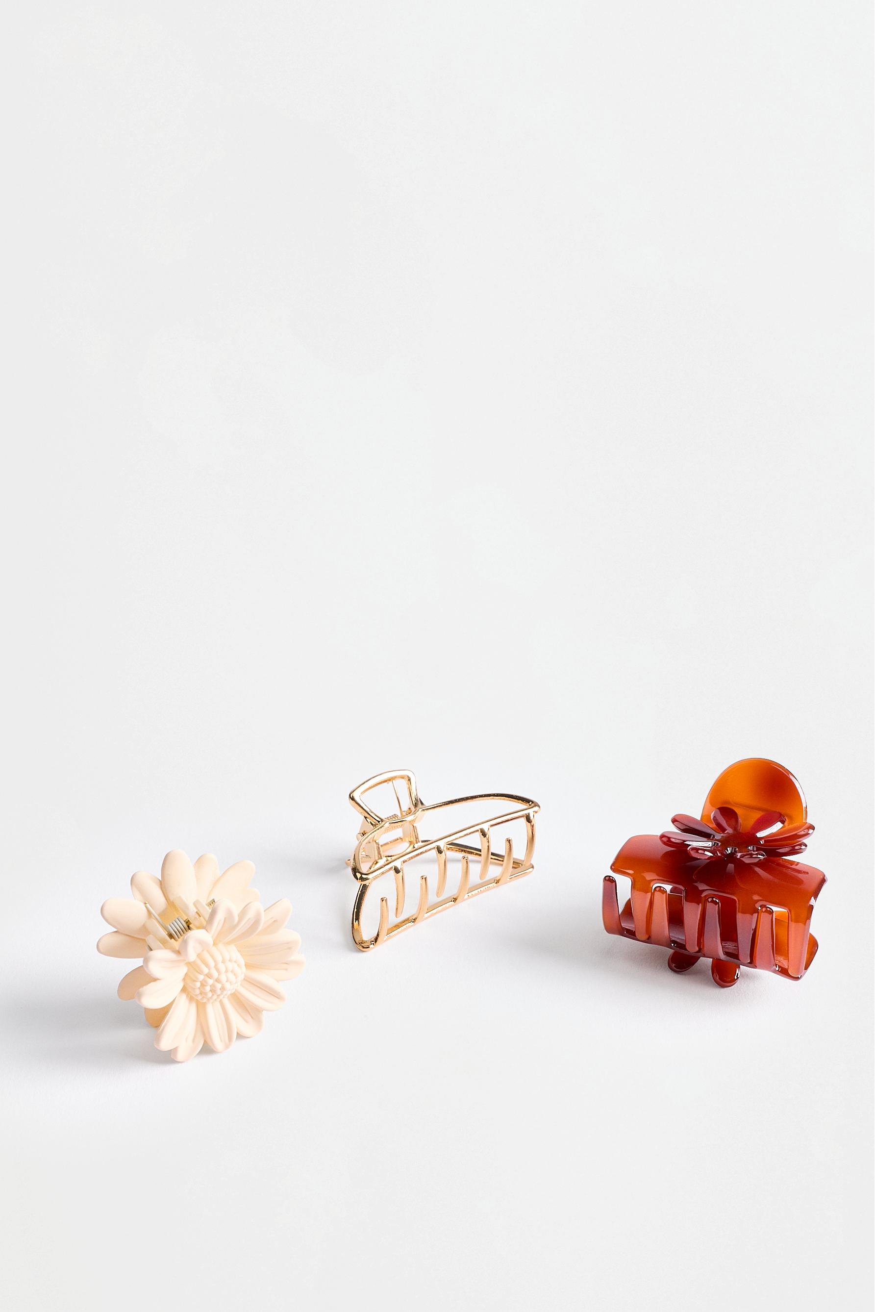 Assorted hair clips (3-pack) — VARIOUS