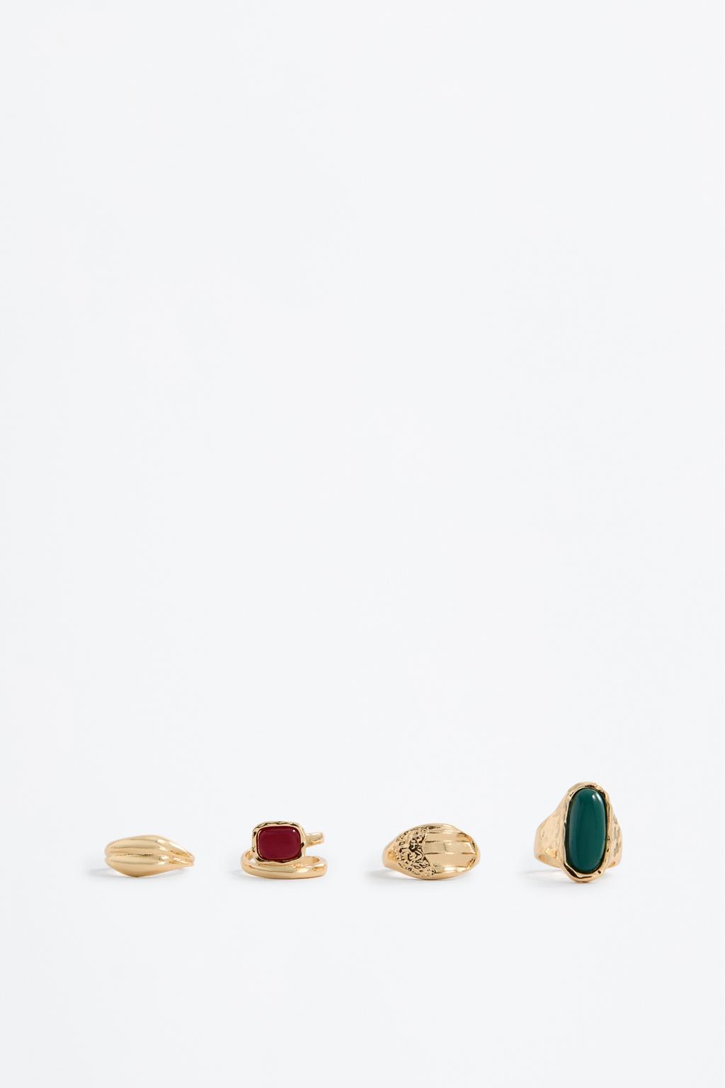 4-pack of contrast rings