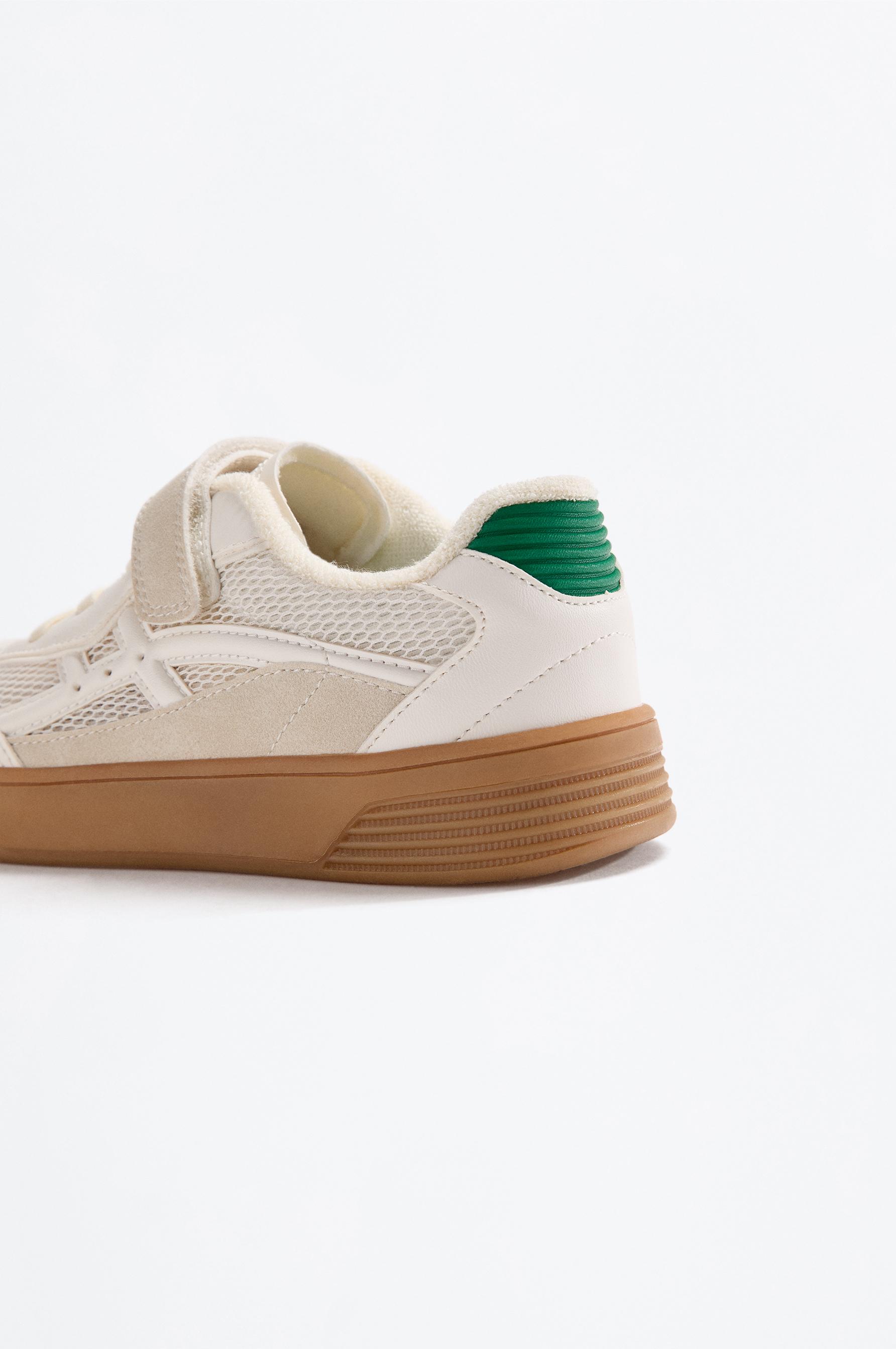 Combined sneakers — WHITE