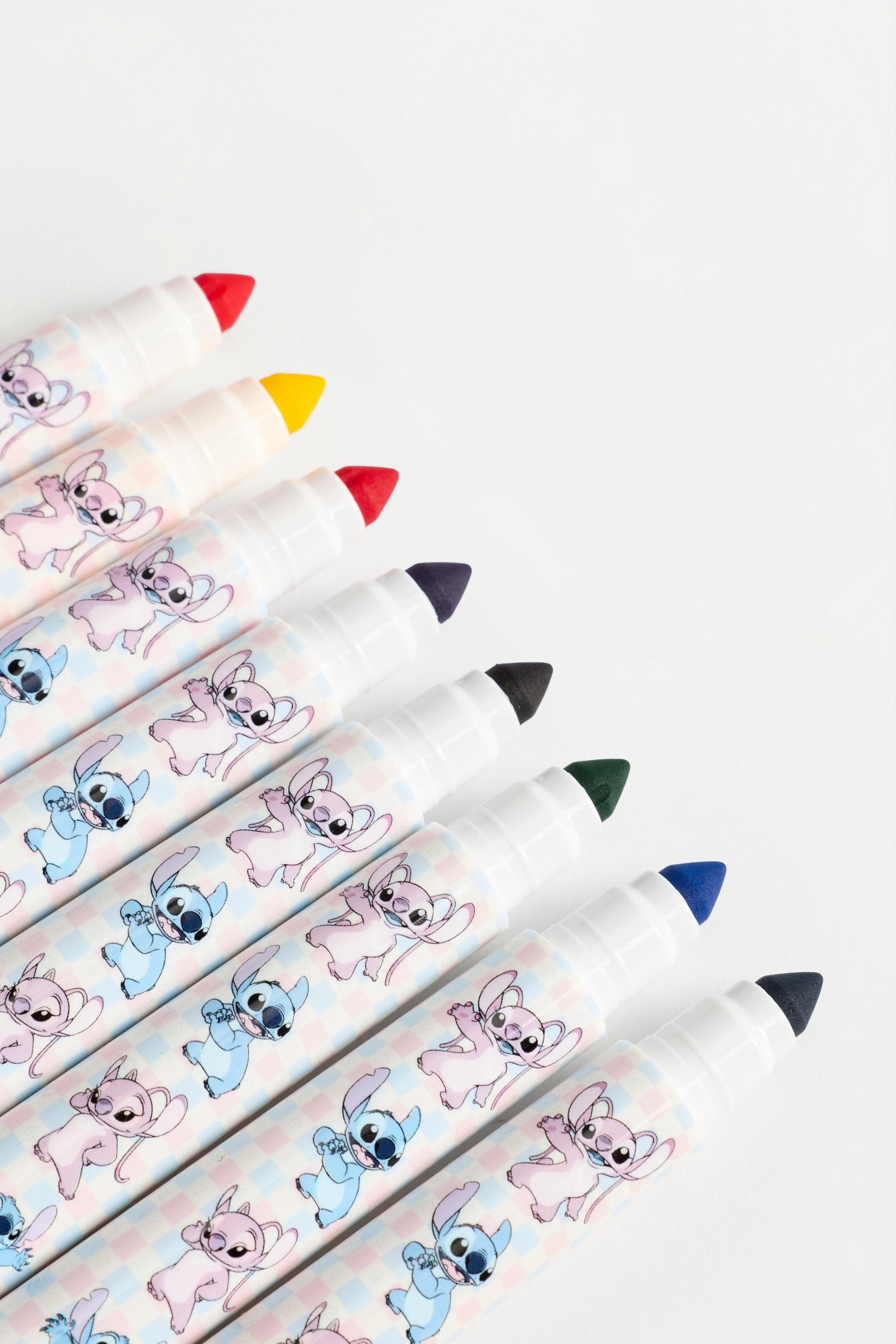 Stitch and Angel ©Disney markers (8-pack) — SKY BLUE