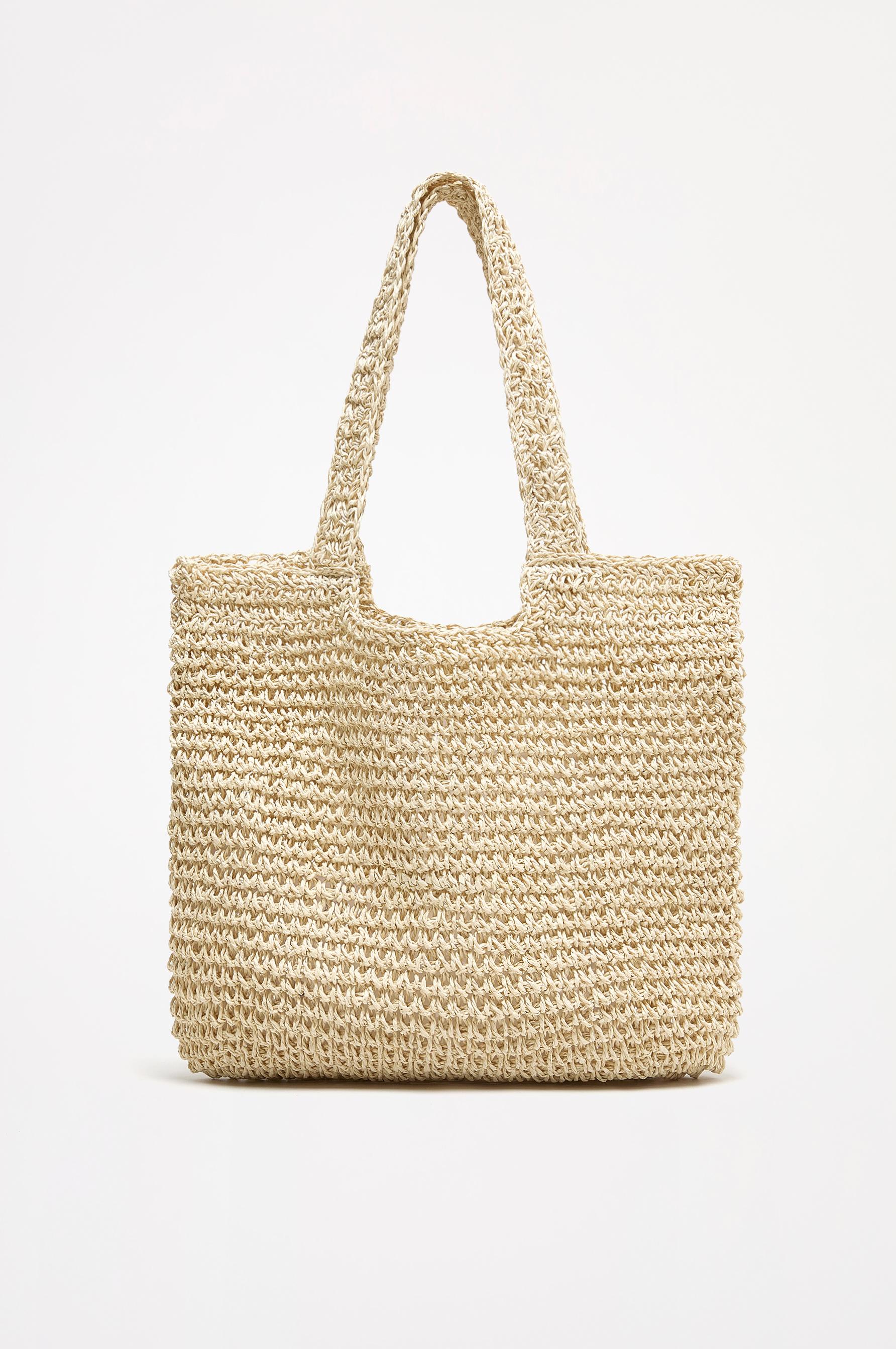 Bolso shopper efecto natural