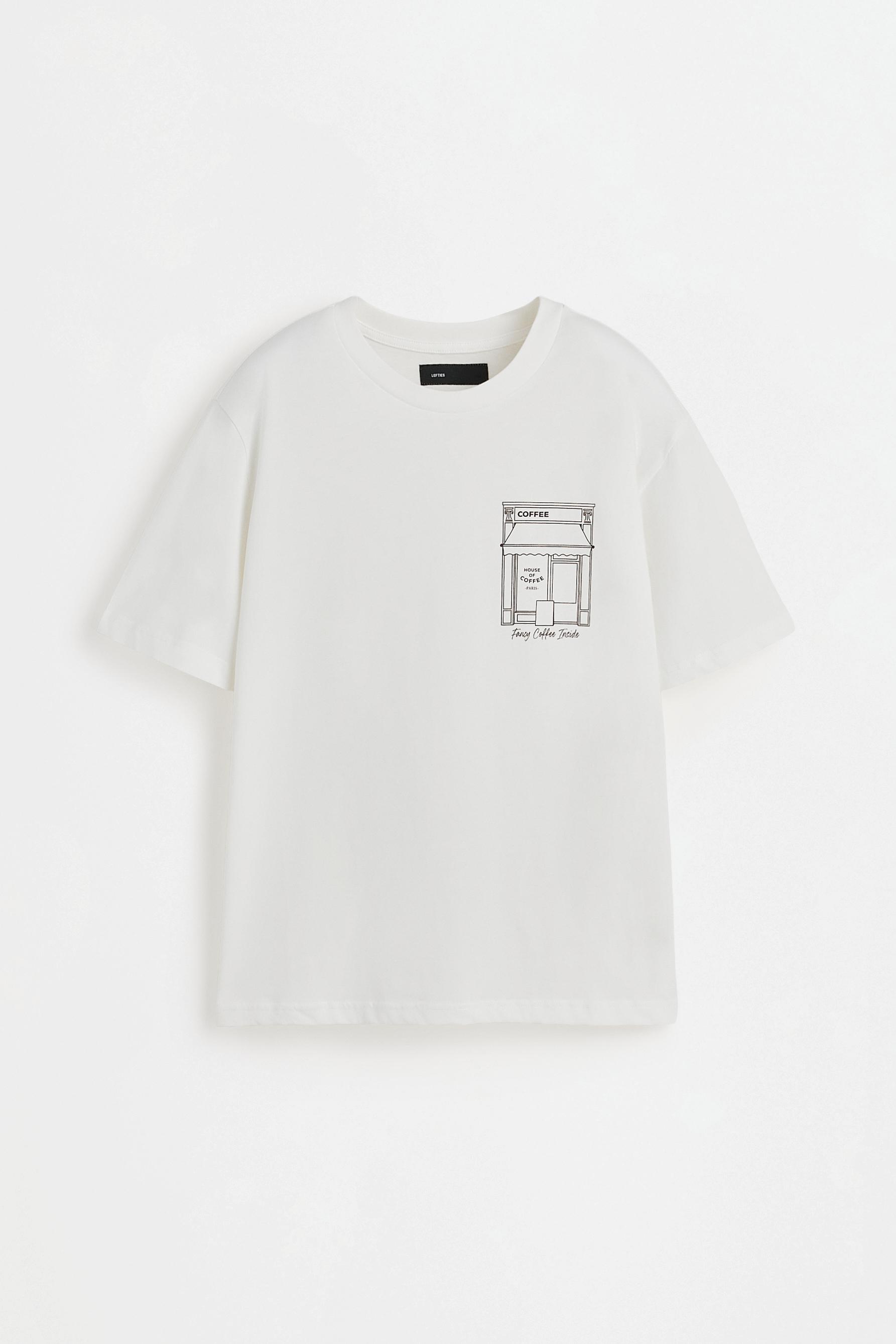Short printed pajamas — WHITE