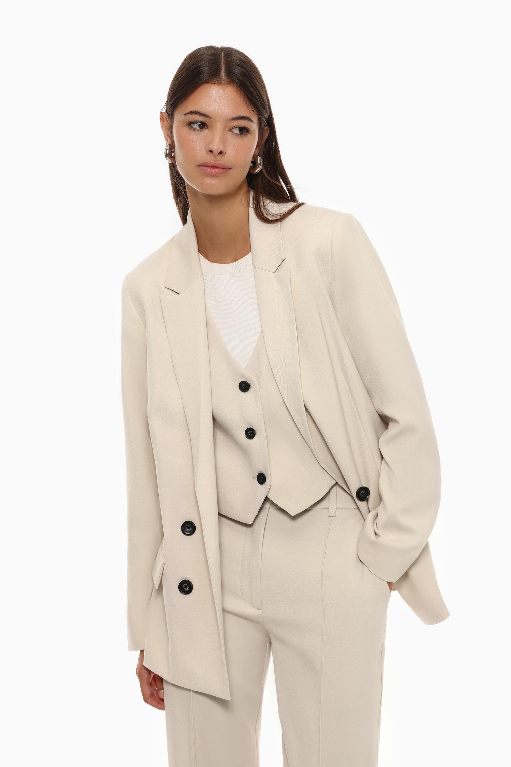 Blazer Ropa Básica Mujer Traje Americanas Lefties Mujer Blazer