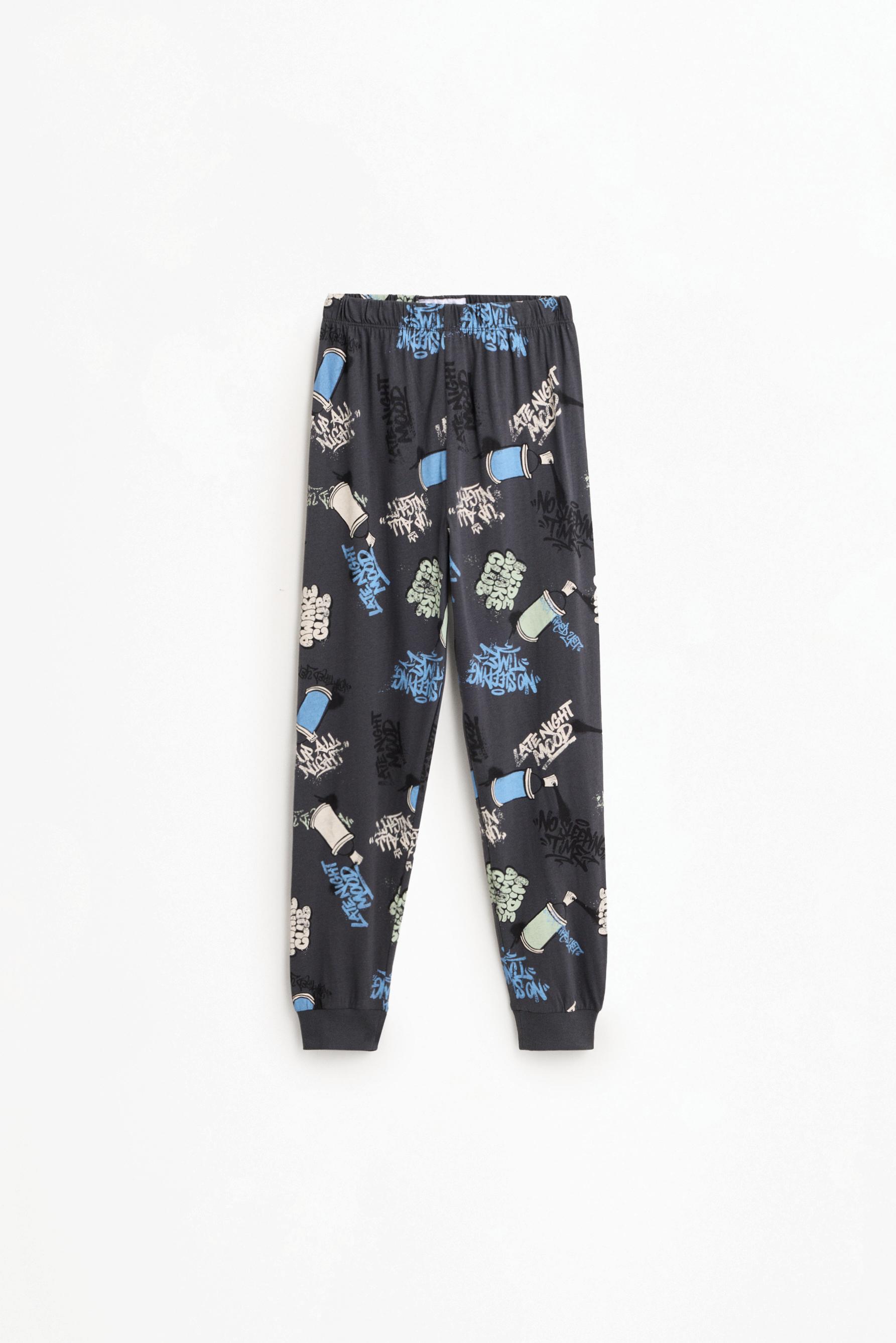 Long printed pyjamas — LEAD