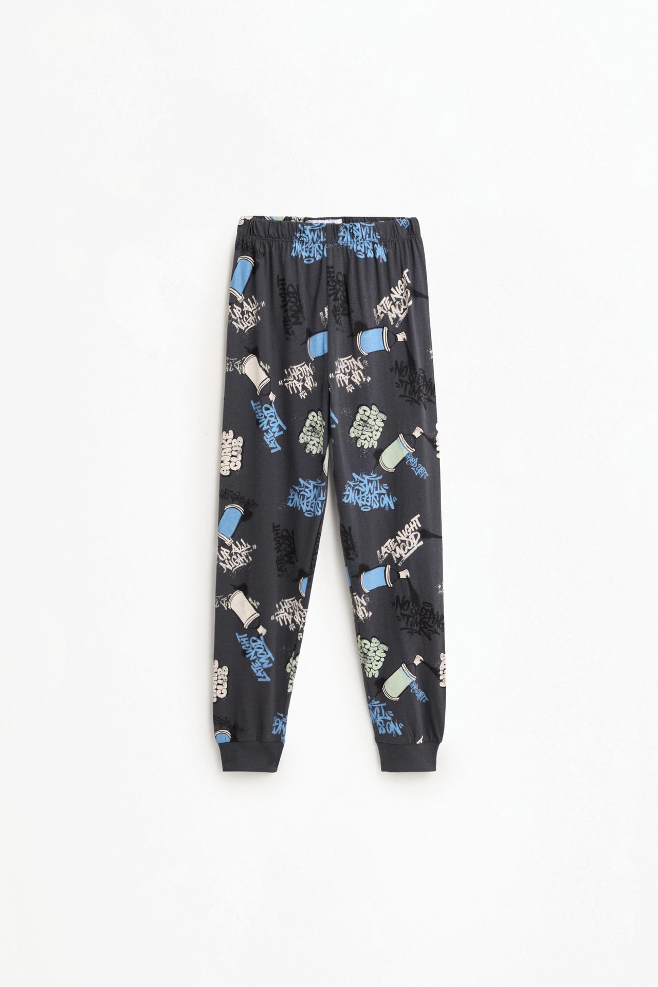 Long printed pyjamas — LEAD