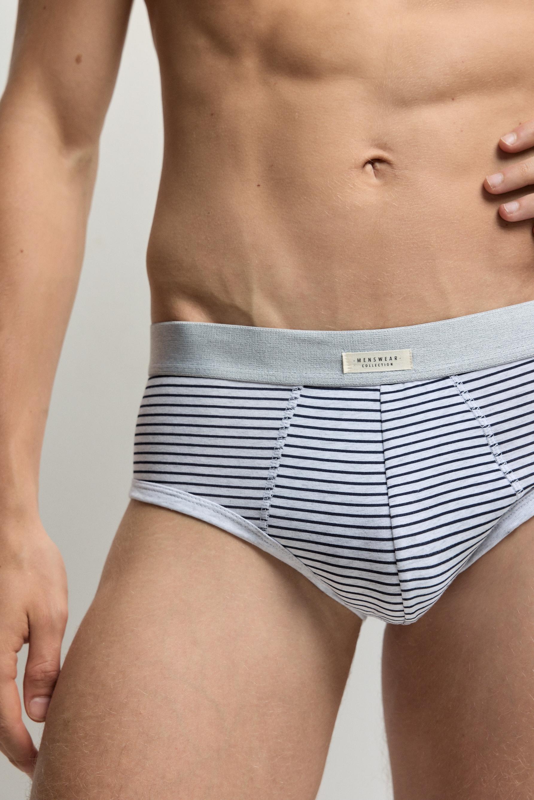 Contrast briefs (5-pack) — MAROON