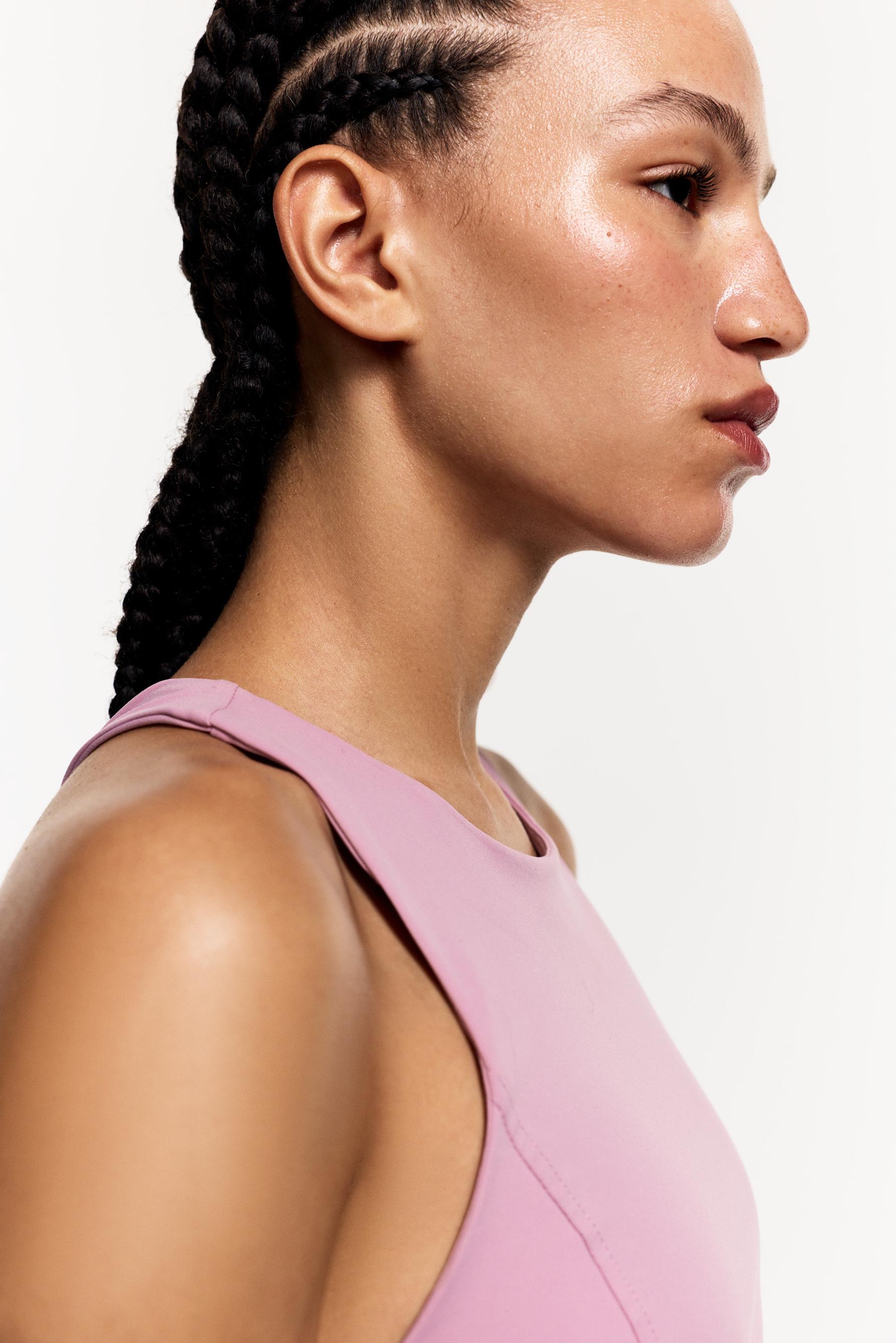 Racerback sports top — PASTEL PINK