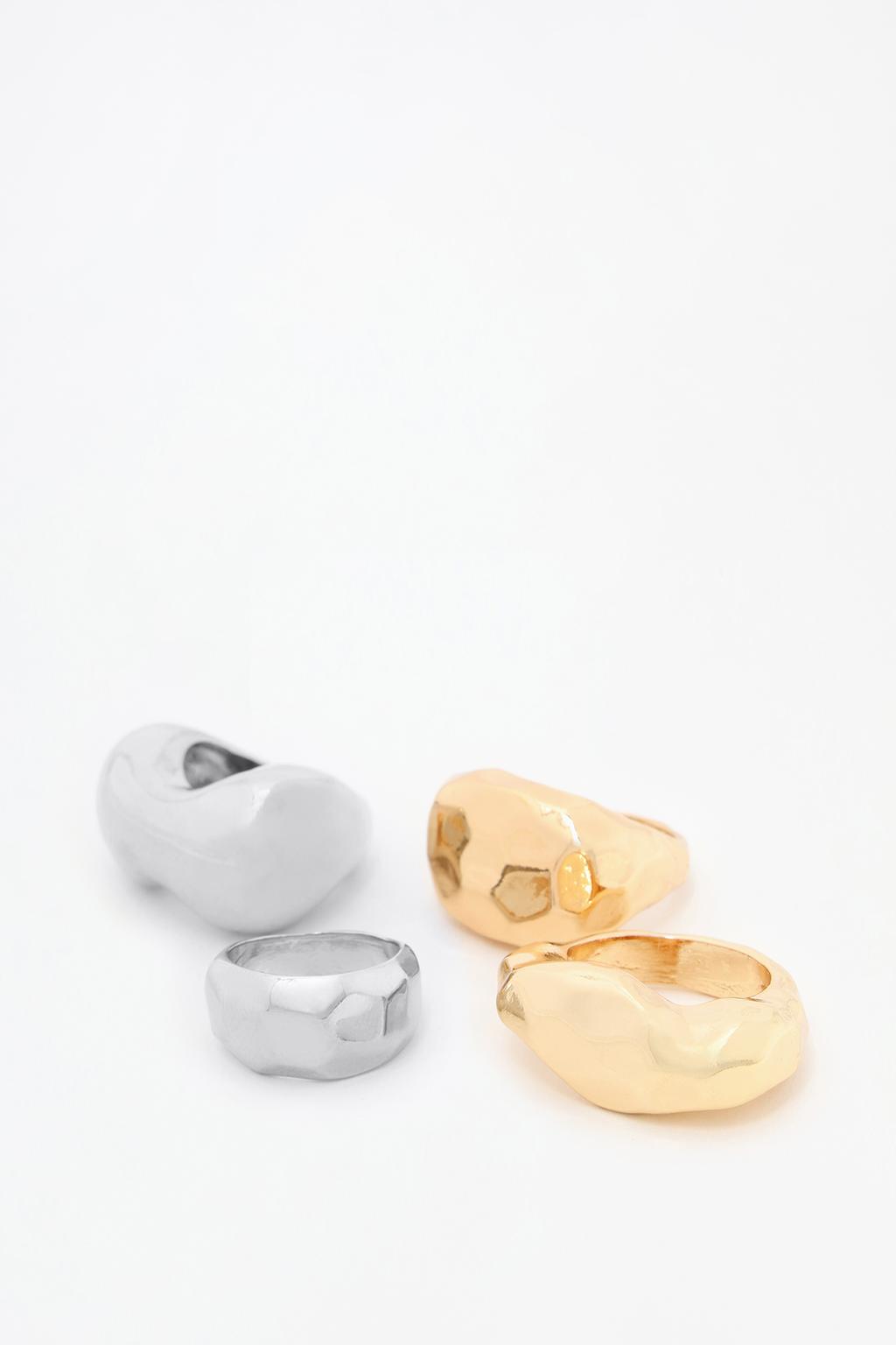 4-pack of contrast rings