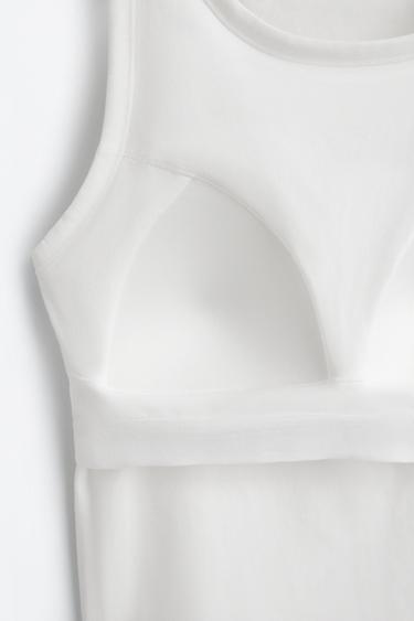 Top with built-in bra — WHITE 7
