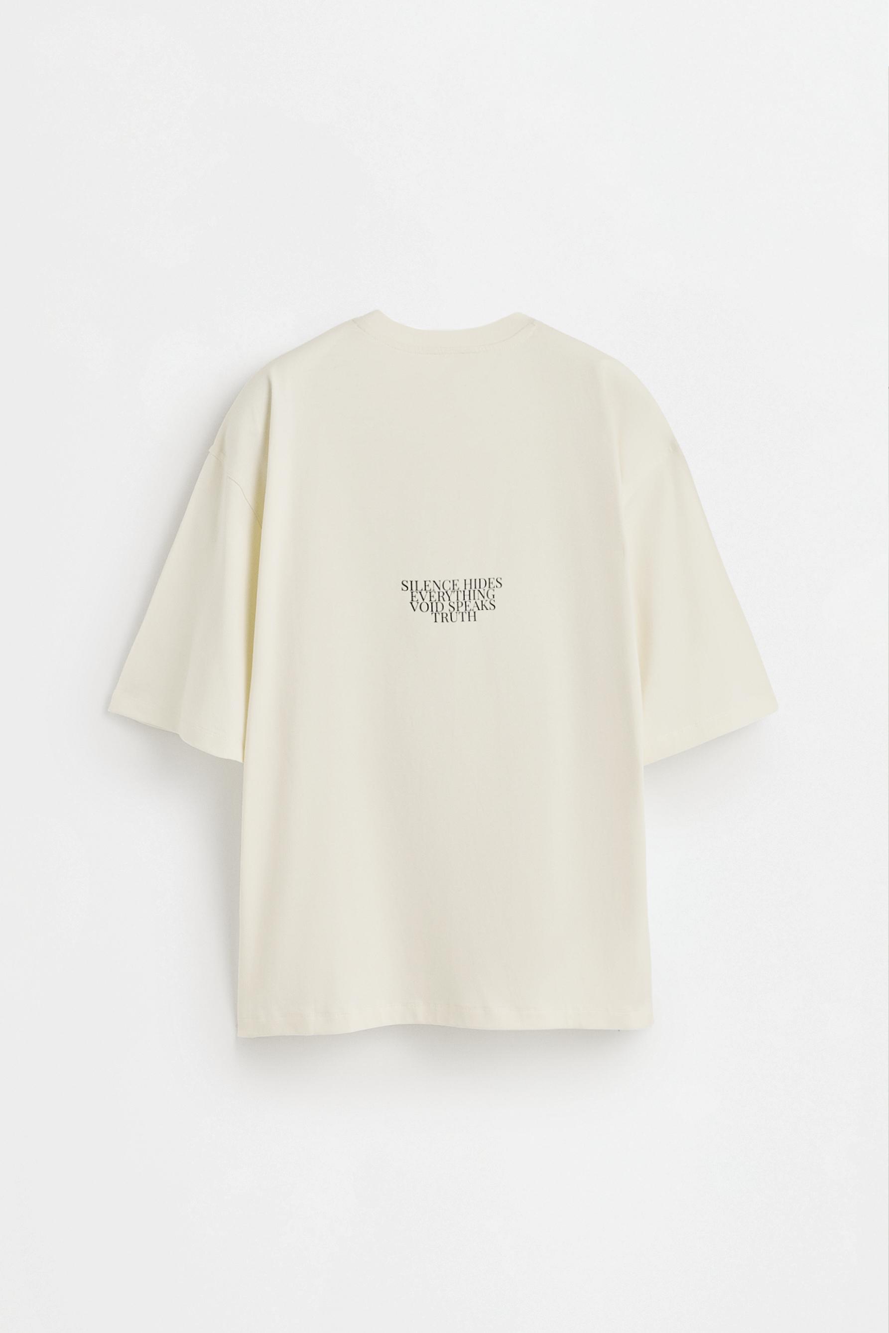 Oversize printed T-shirt — OFF WHITE