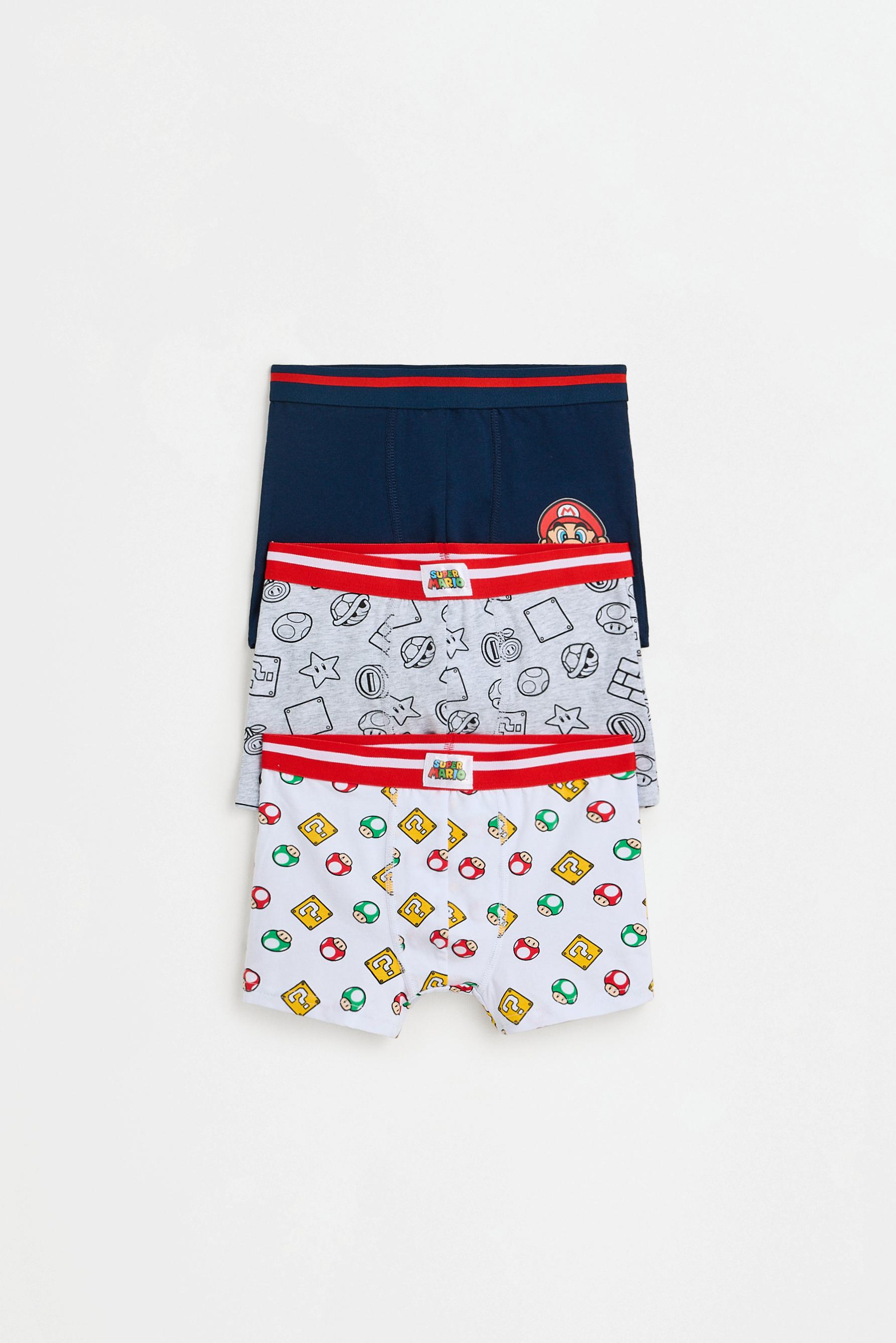 Mario Nintendo® Boxer Briefs (3-Pack) — RED
