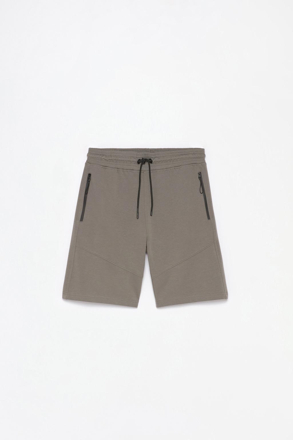 Interlock jogger Bermuda shorts