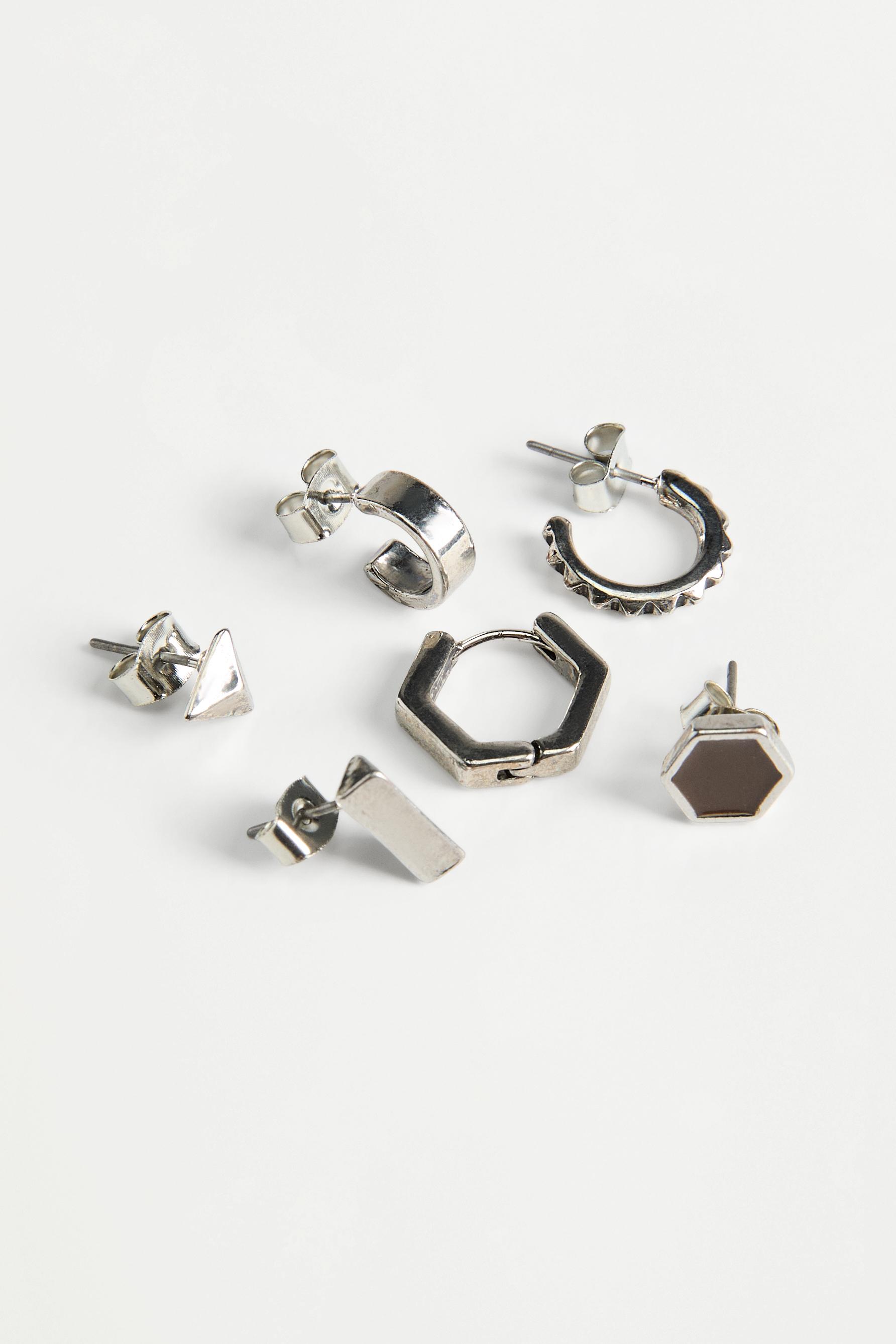 Mismatched Earrings (6-Pack) — BROWN