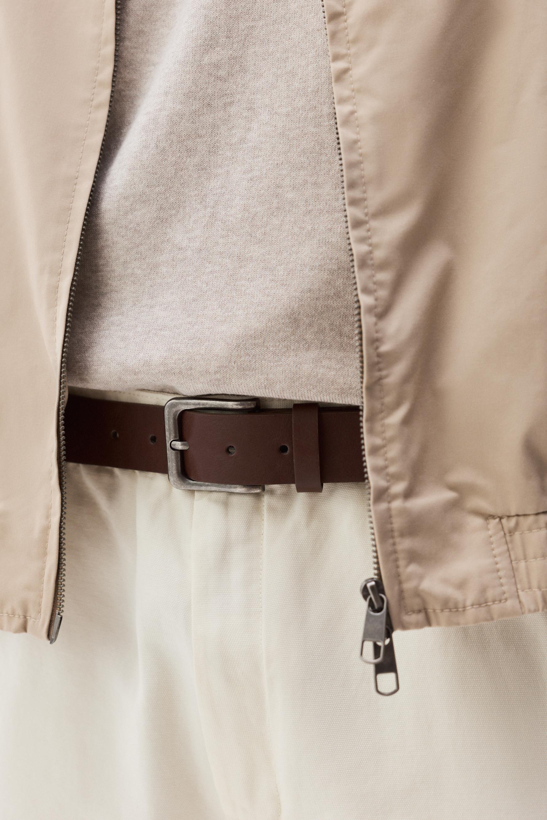 Basic belt — BROWN