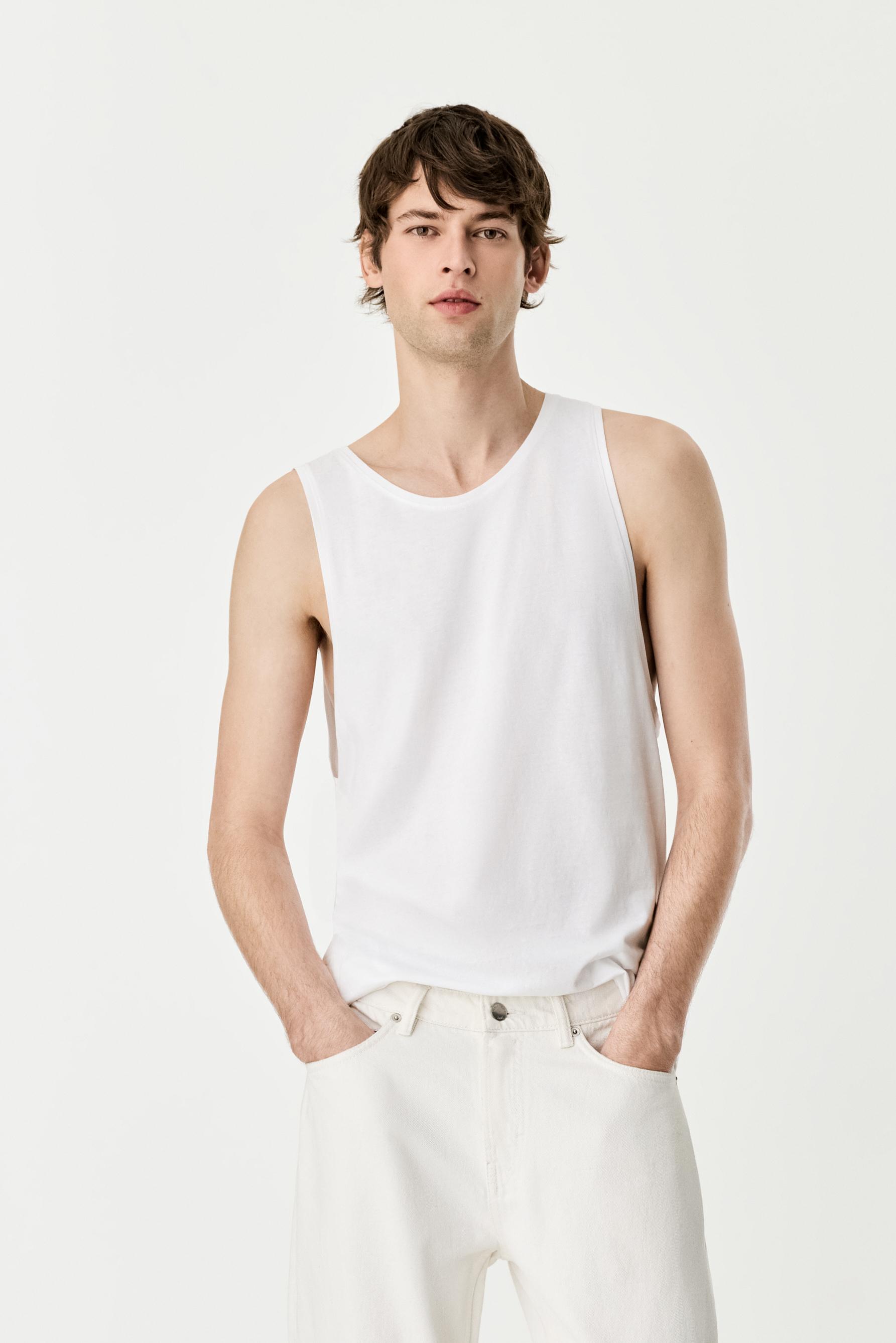 Basic tank top — OFF WHITE