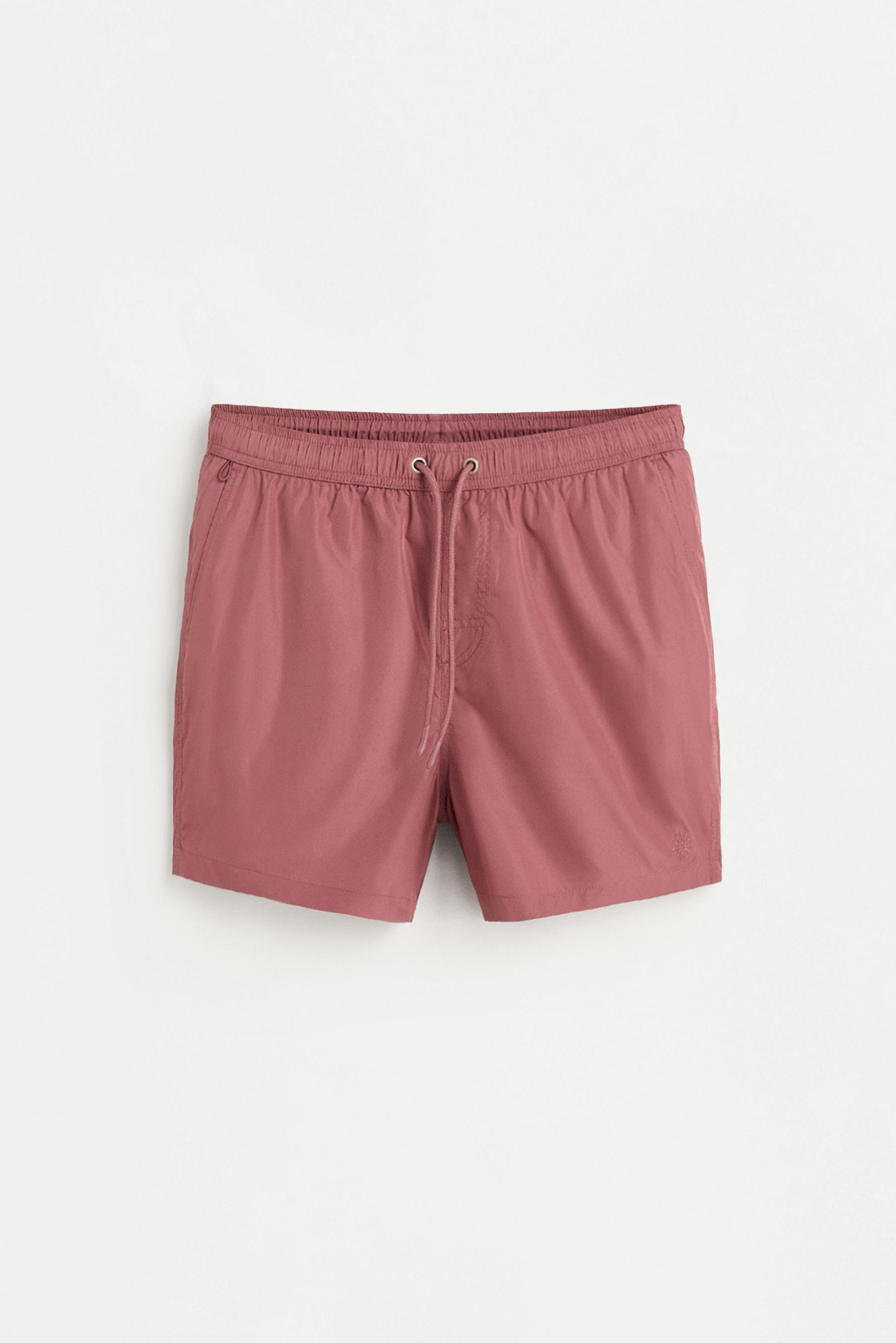 Basic regular fit swim shorts — MAUVE