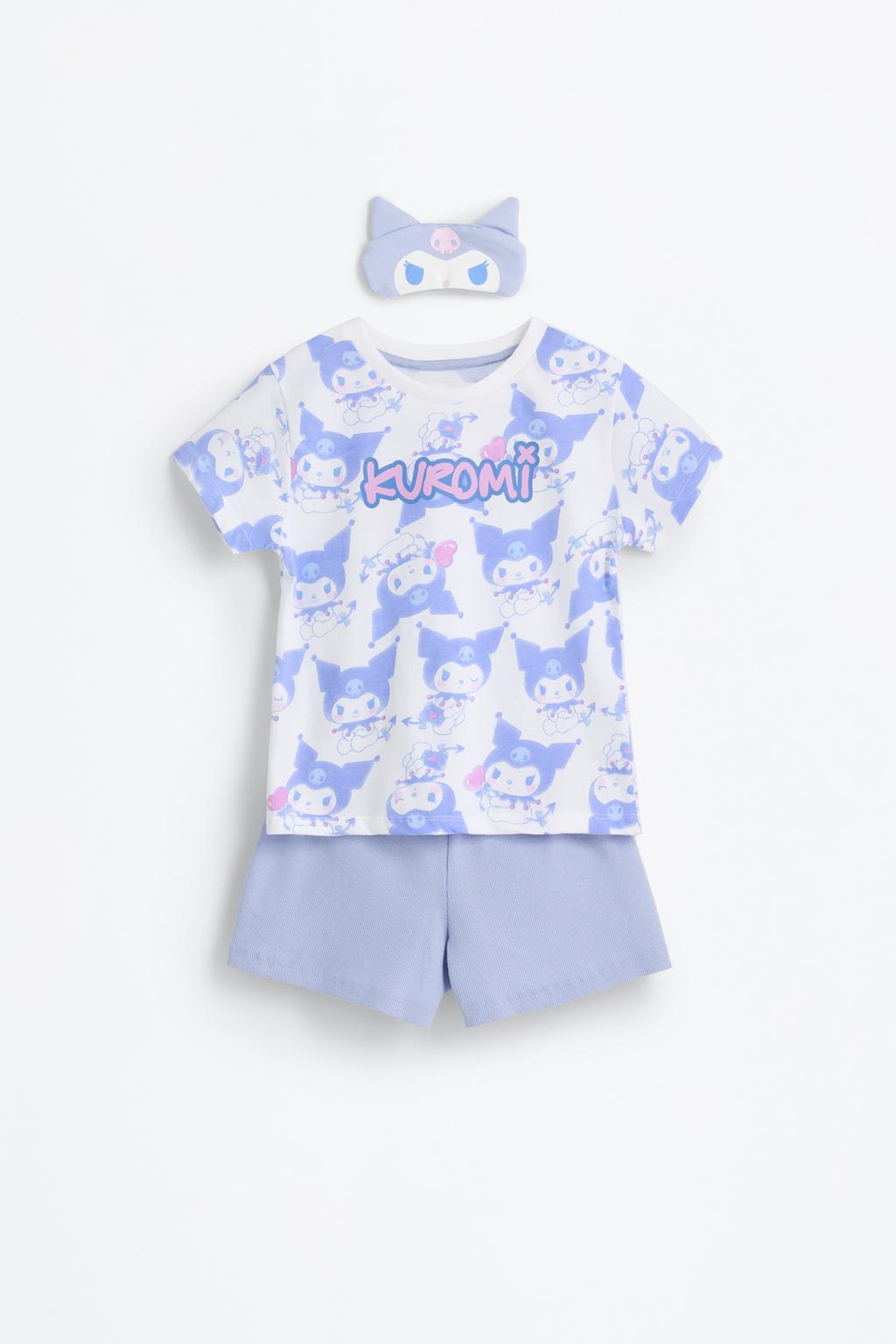 Pijama Kuromi ©SANRIO con antifaz