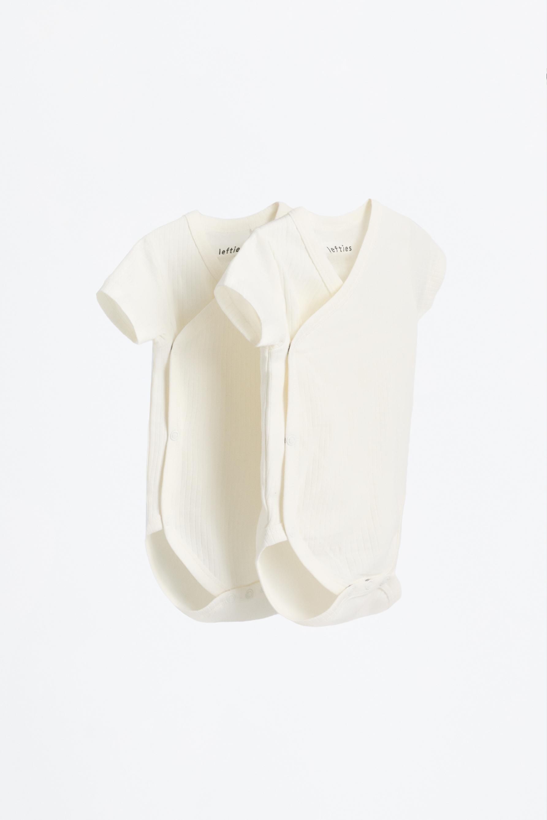 Pack 2 bodies kimono canalé