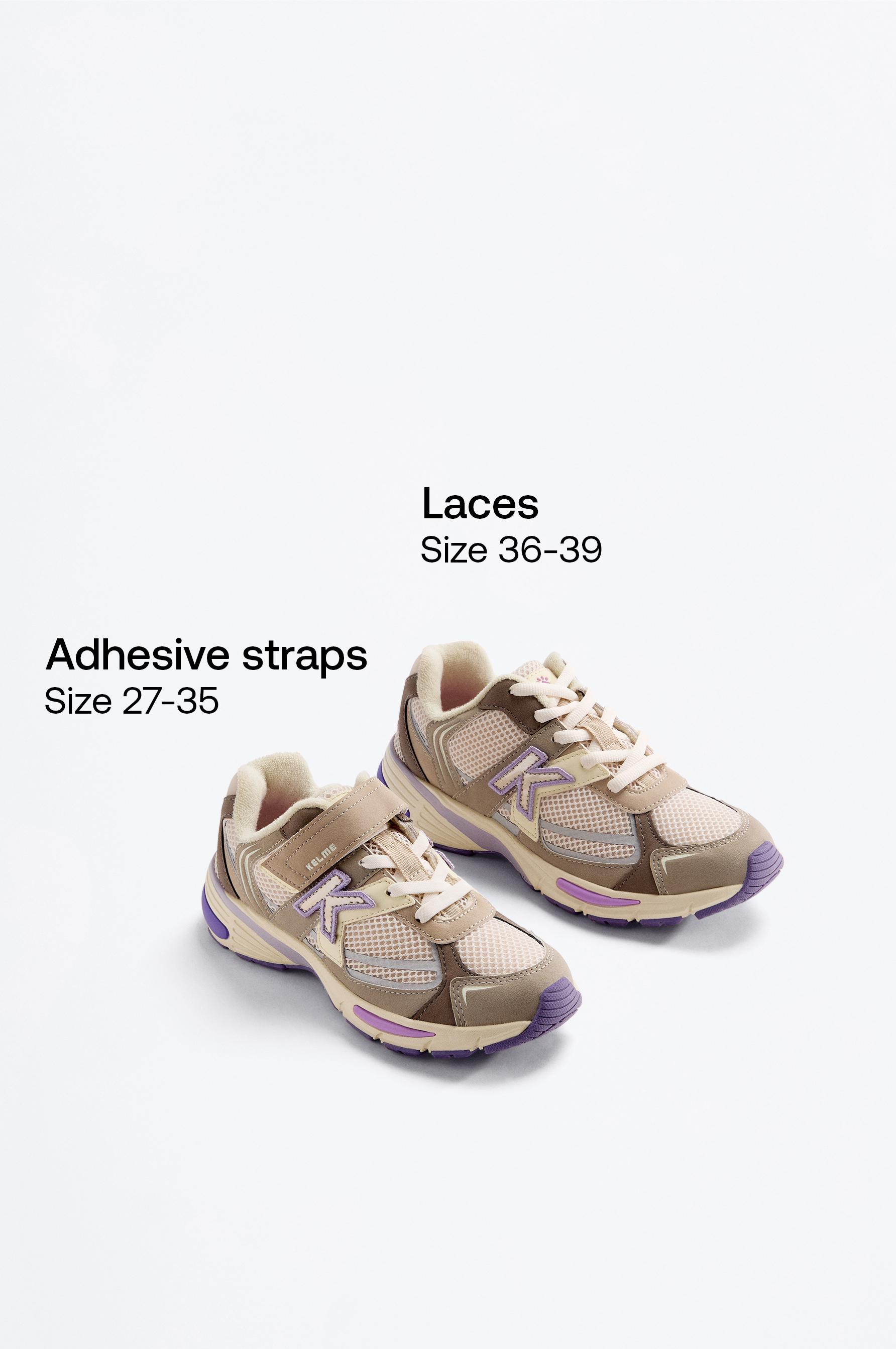 Kelme multi-piece athletic shoe — BEIGE