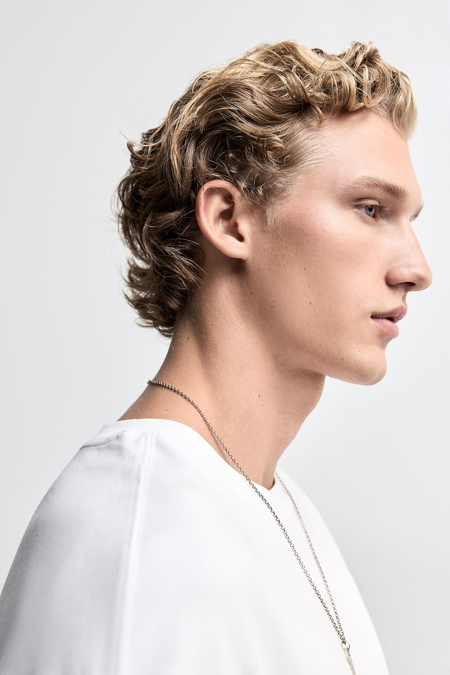 Long sleeve interlock T-shirt — OFF WHITE