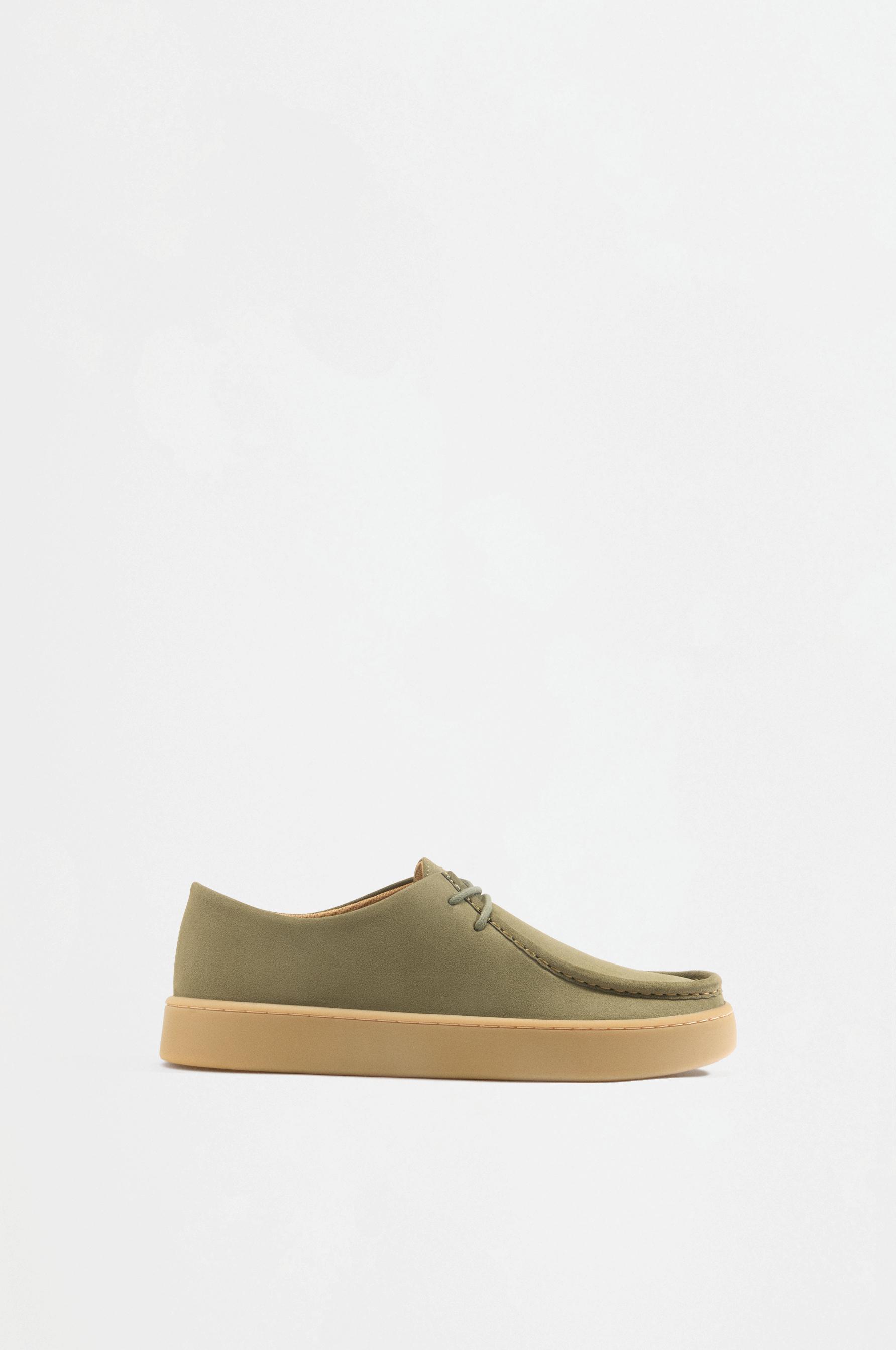 Moc-toe shoes — KHAKI