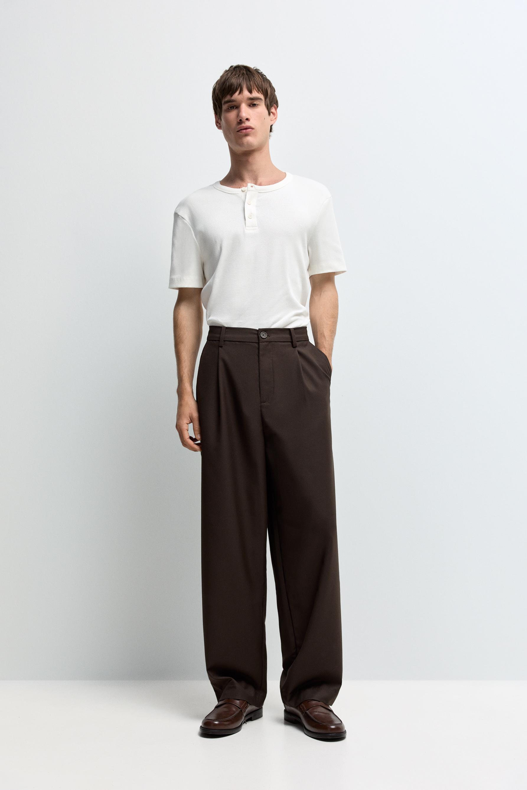 Henley T-shirt — OFF WHITE