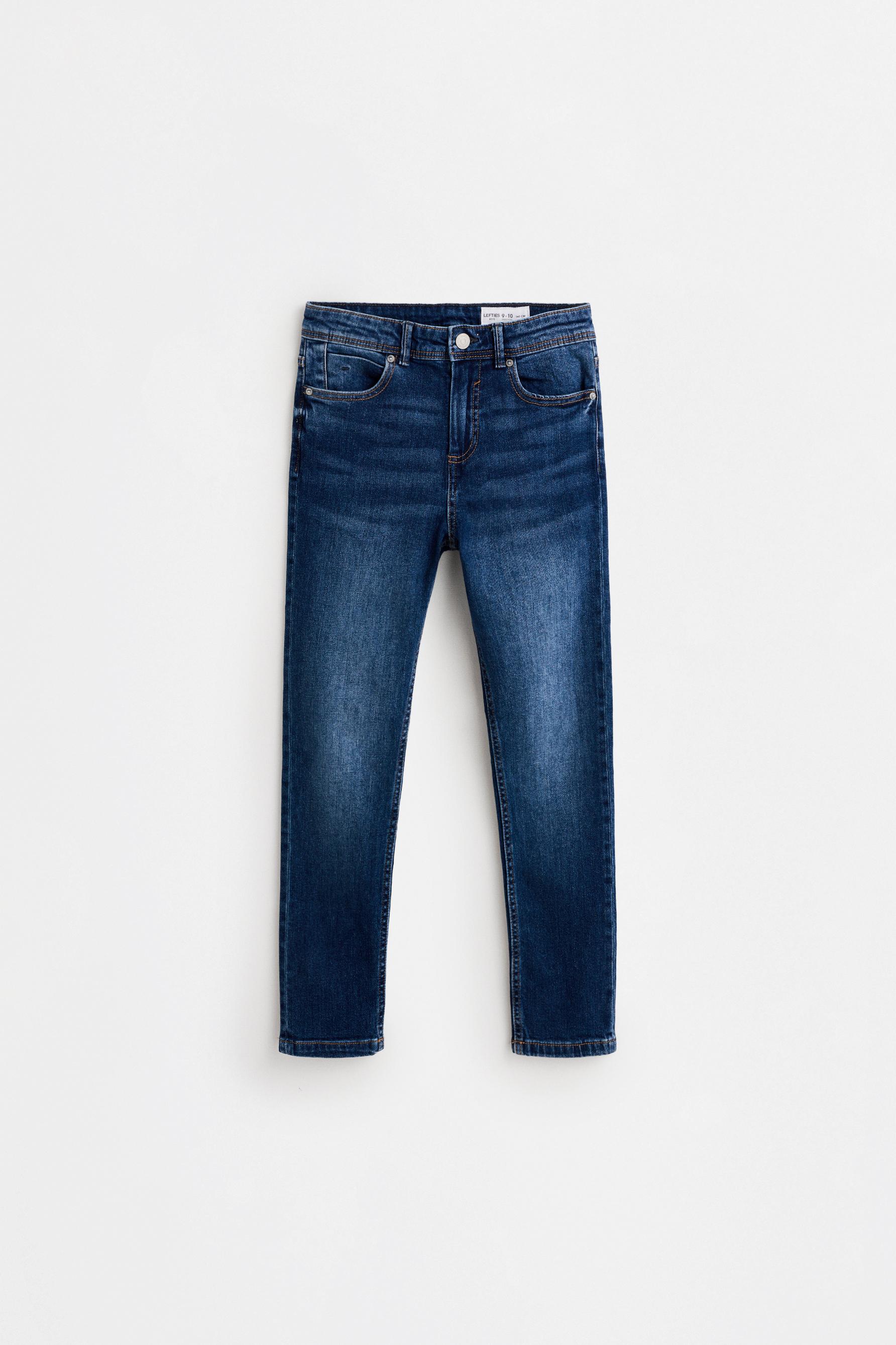 Faded skinny jeans — DARK BLUE
