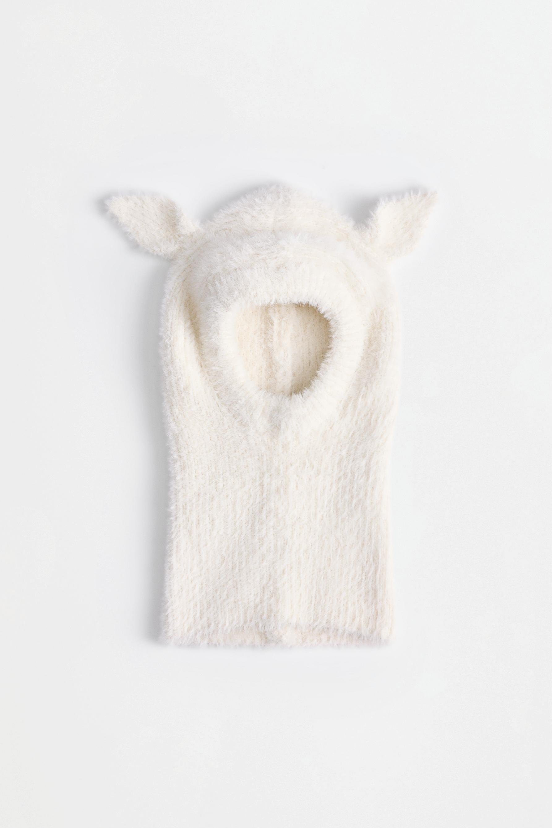 Bunny balaclava — WHITE