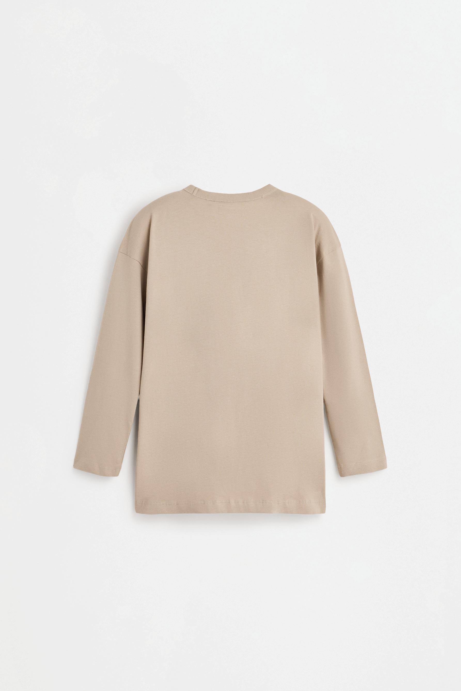 Printed T-shirt — TAN BEIGE