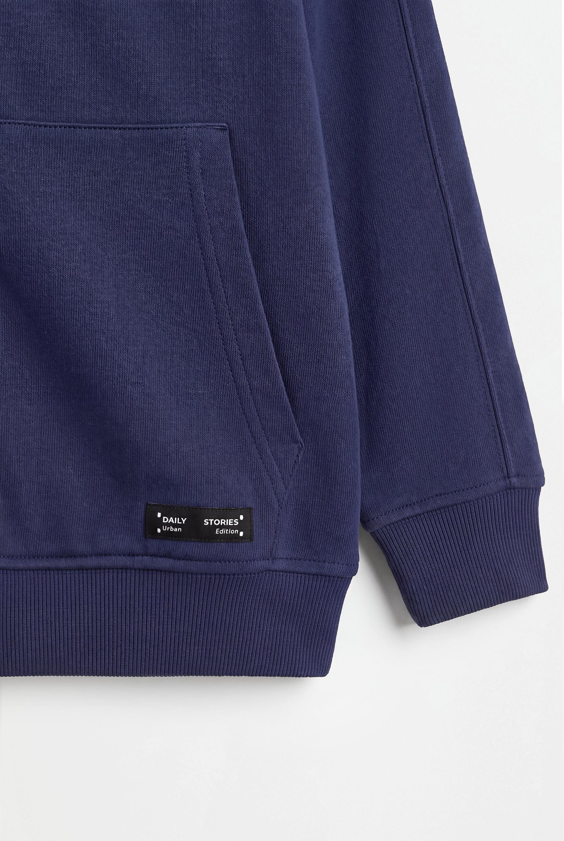 Zip-up sweatshirt — NAVY