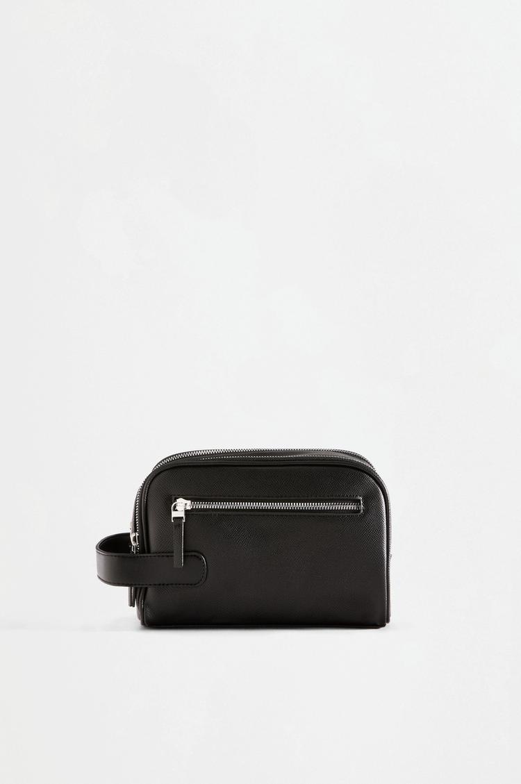 Casual toiletry bag — BLACK