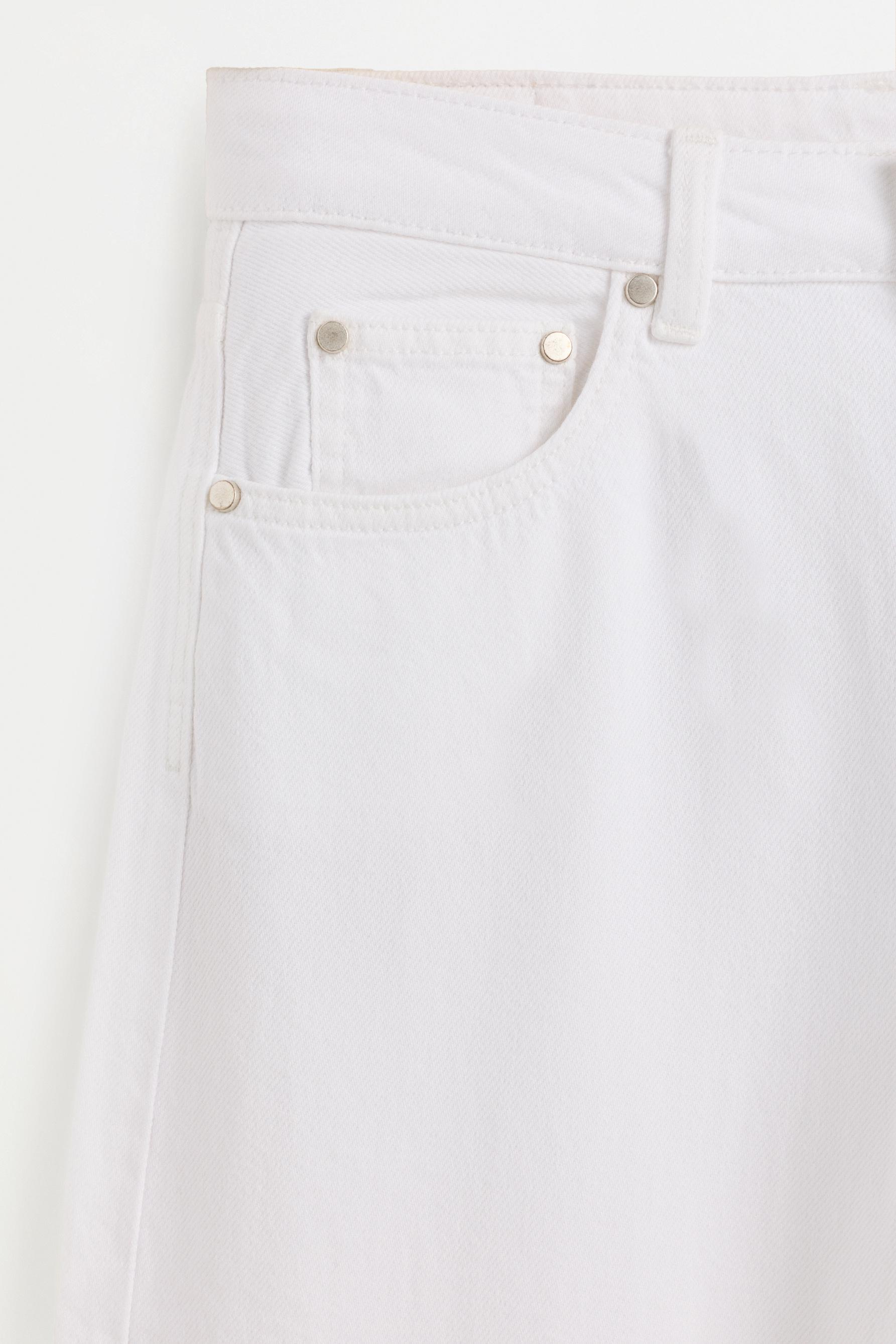 Wide-leg jeans — WHITE