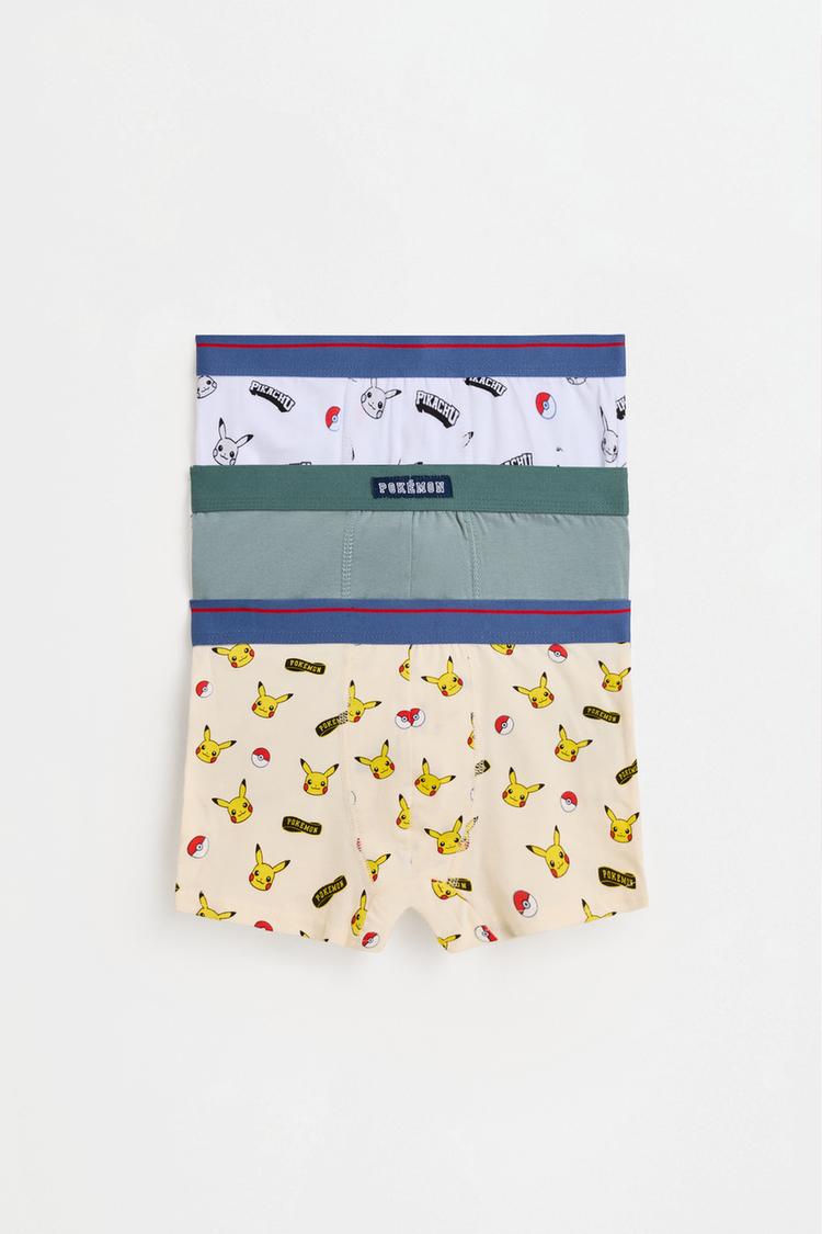 Pokémon™ Boxer Briefs (3-Pack) — TAN