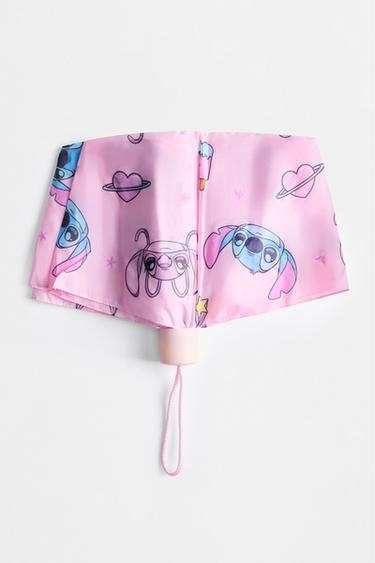 Stitch & Angel ©Disney folding umbrella — PINKISH WHITE 2