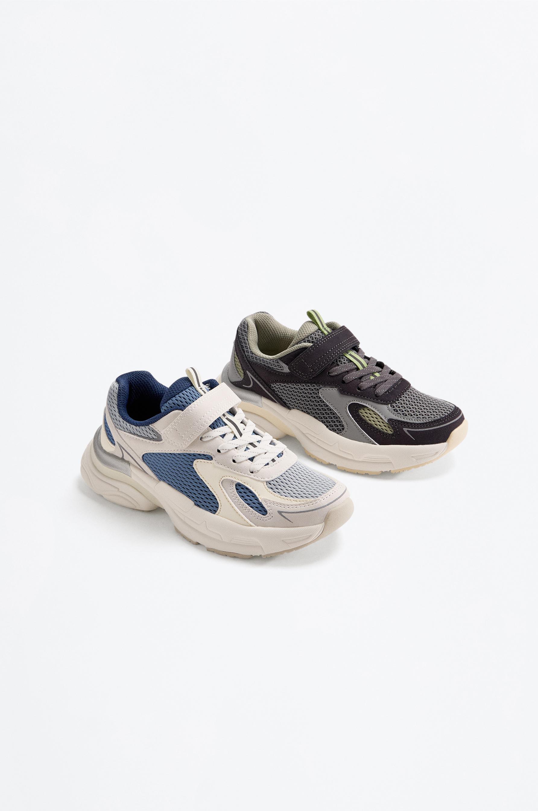 Multi-piece trainers — ECRU