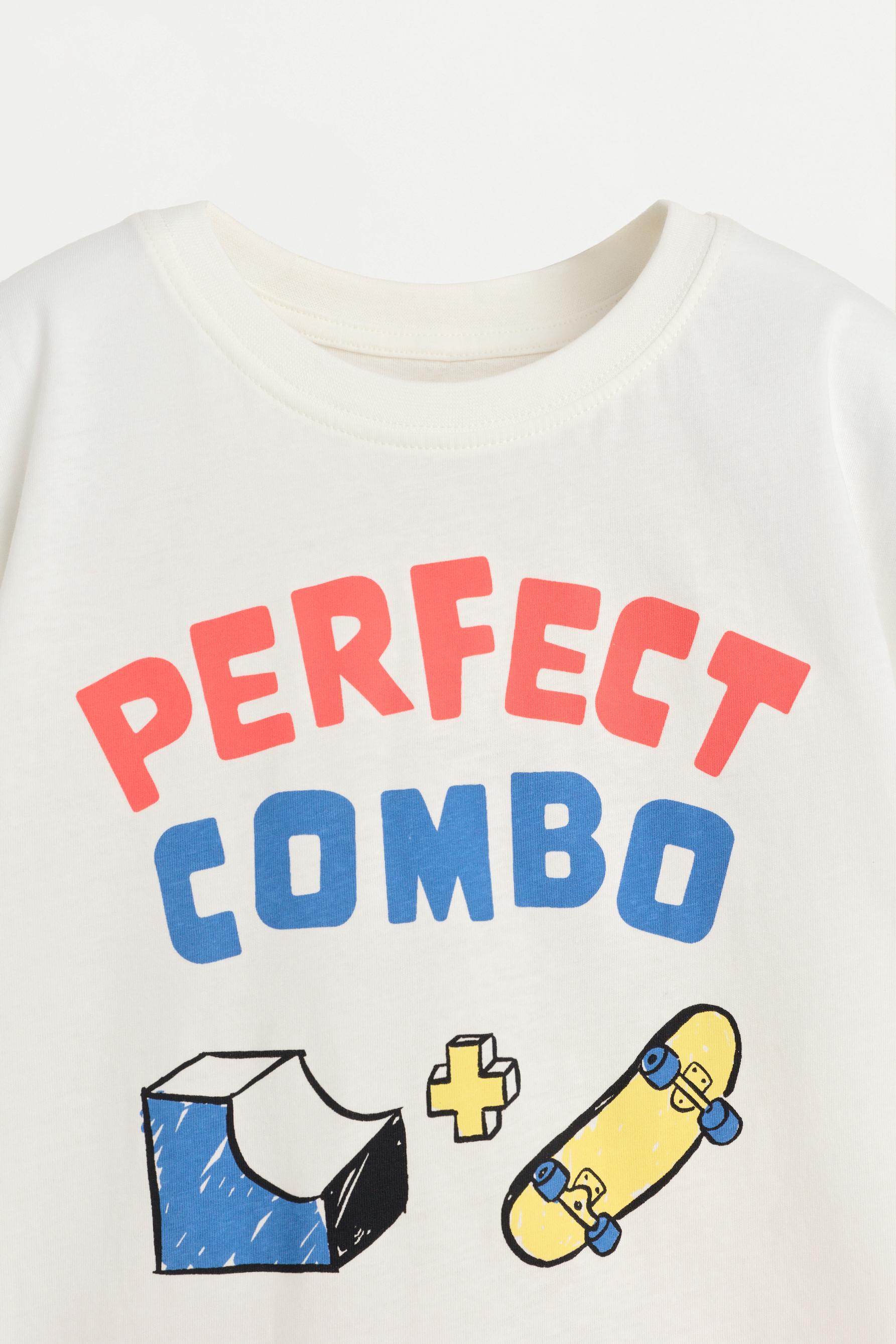 Short printed pyjamas — OFF WHITE
