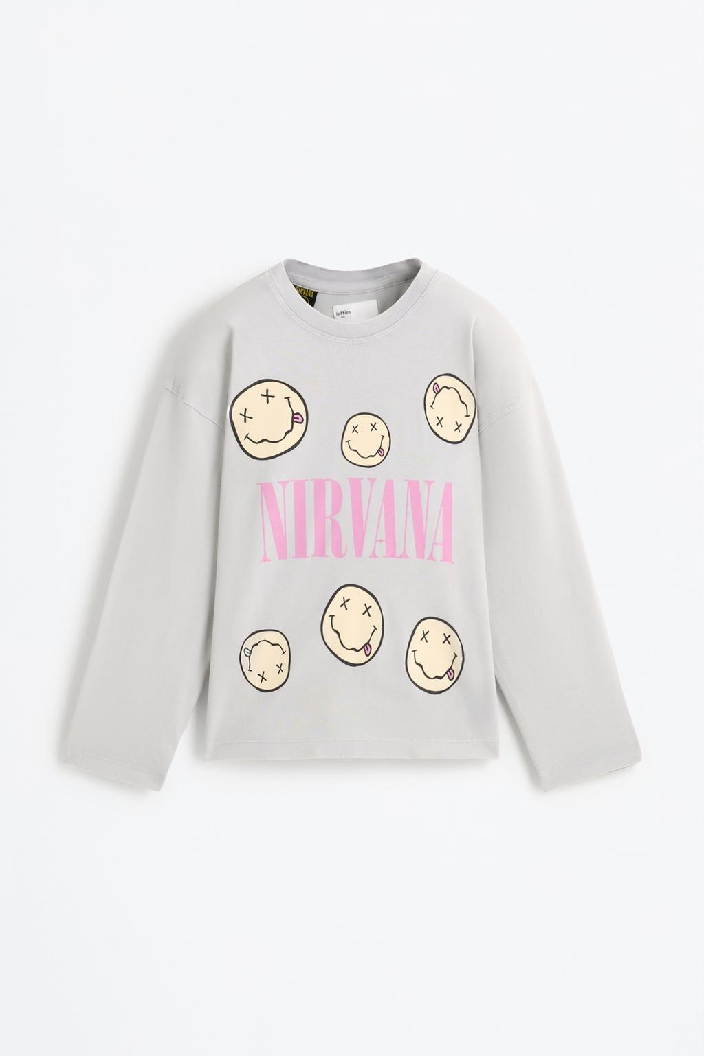 Camiseta Nirvana manga larga