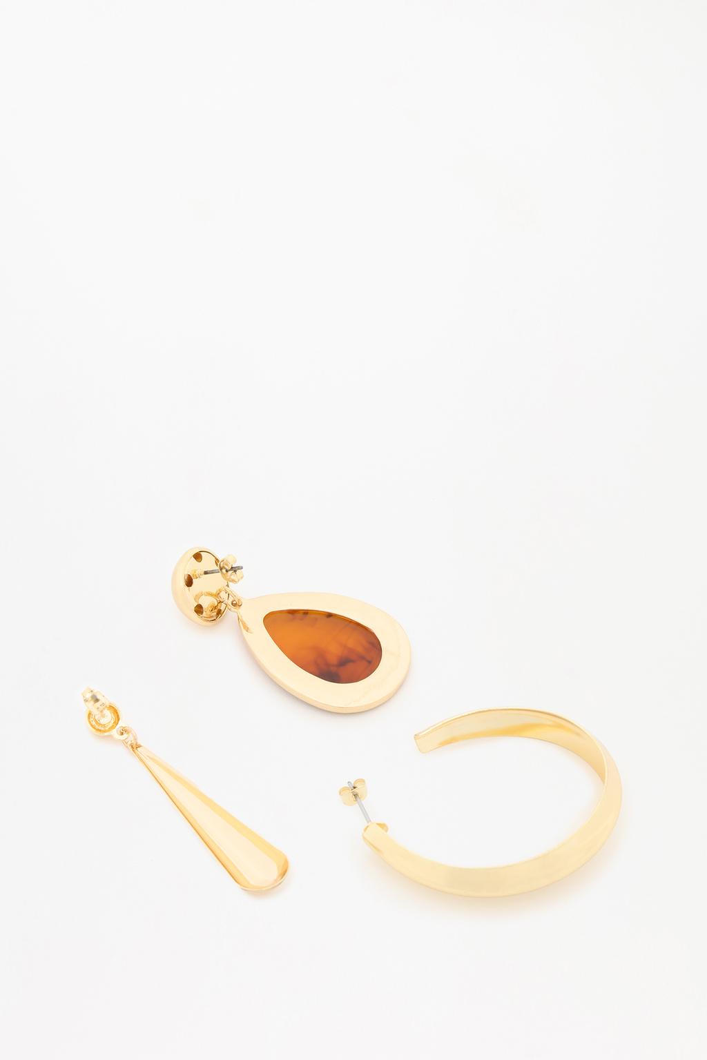 3-pack of assorted earrings