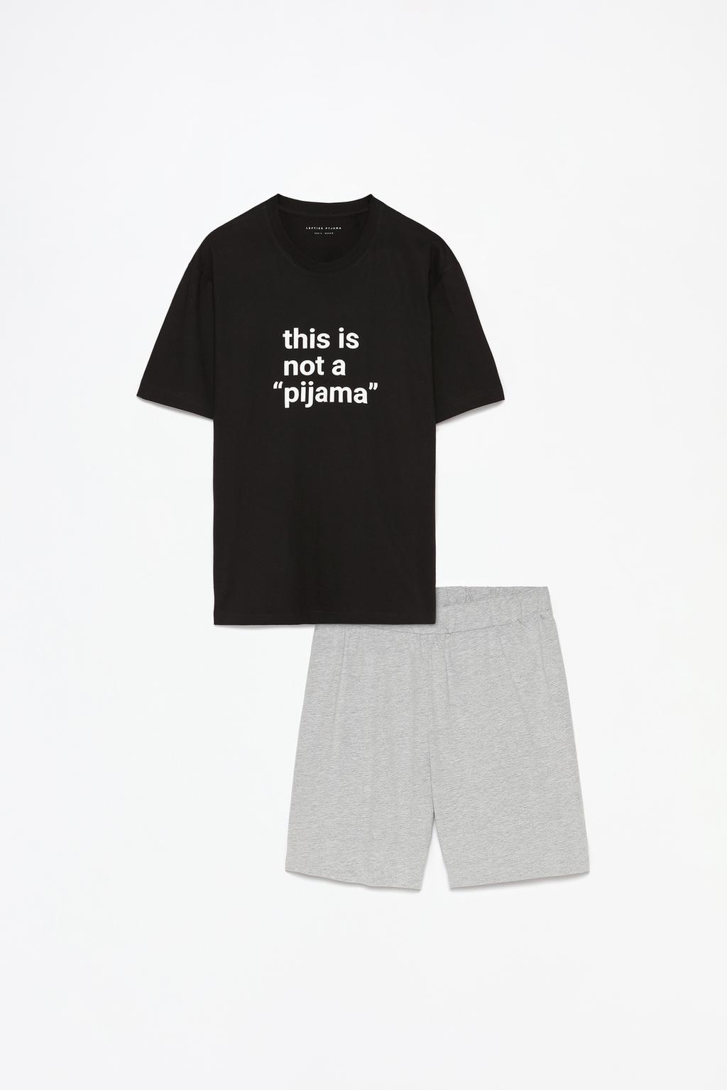 Slogan print pyjamas